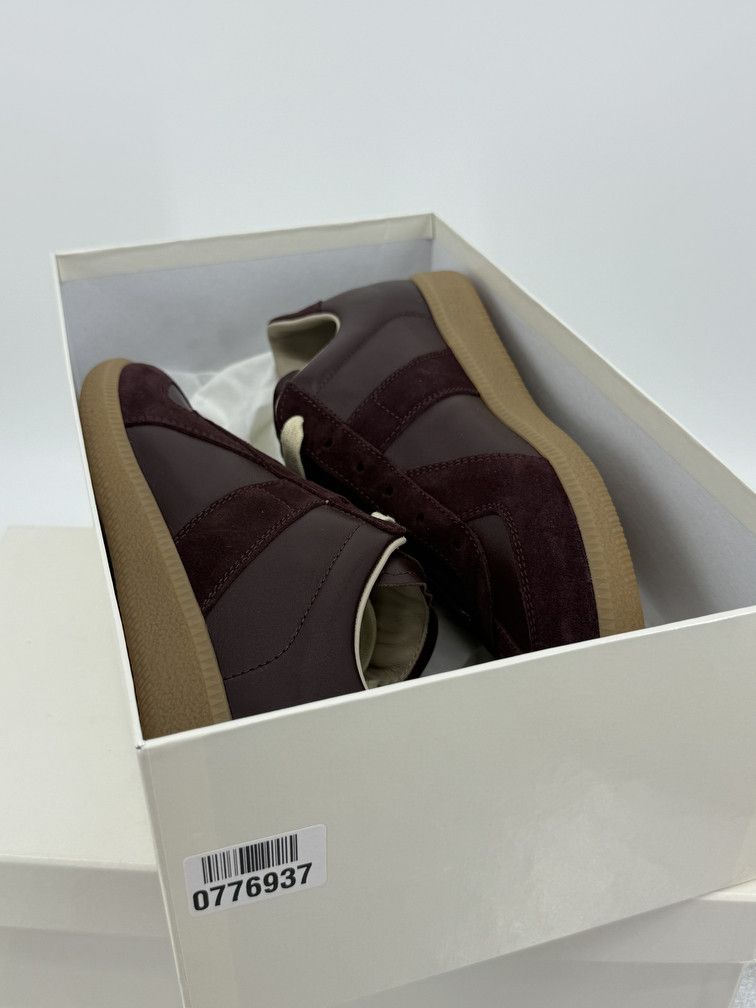 Maison Margiela GAT Low Burgundy Purple Size US 9 / EU 42 - 9 Thumbnail