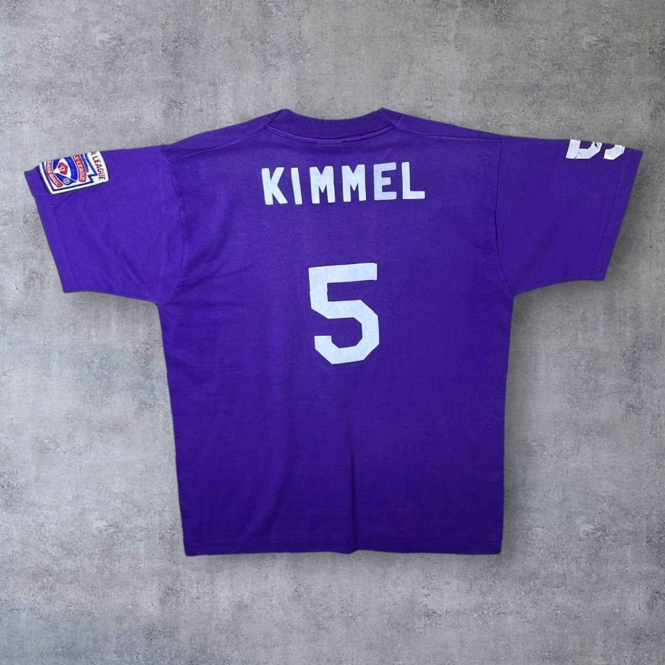 Fruit Of The Loom VINTAGE North Central Little League Baseball Purple Single Stitch T-Shirt Mens L Medium Mockup? Size US M / EU 48-50 / 2 - 2 Thumbnail