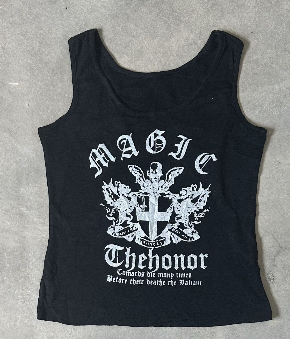 Japanese Brand VINTAGE MAGIC THE HONOR AFFLICTION STYLE TANK TOP Size XS / US 0-2 / IT 36-38 - 1 Thumbnail