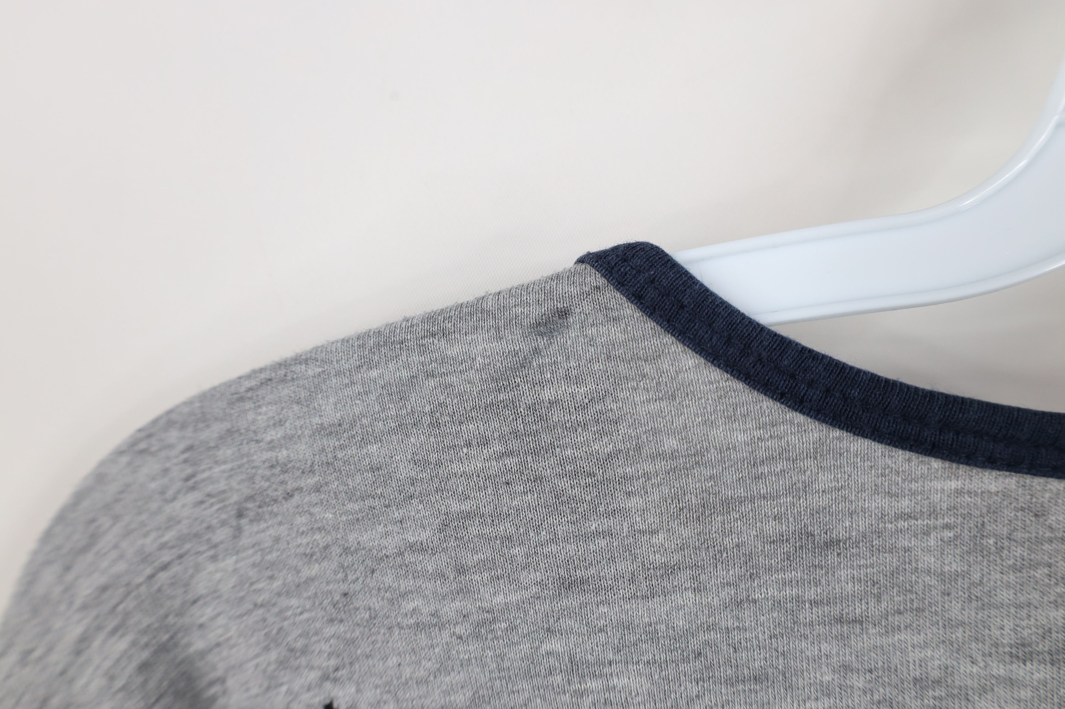Vintage Vintage 90s Streetwear Distressed Long Sleeve Henley T-Shirt Size US L / EU 52-54 / 3 - 9 Thumbnail
