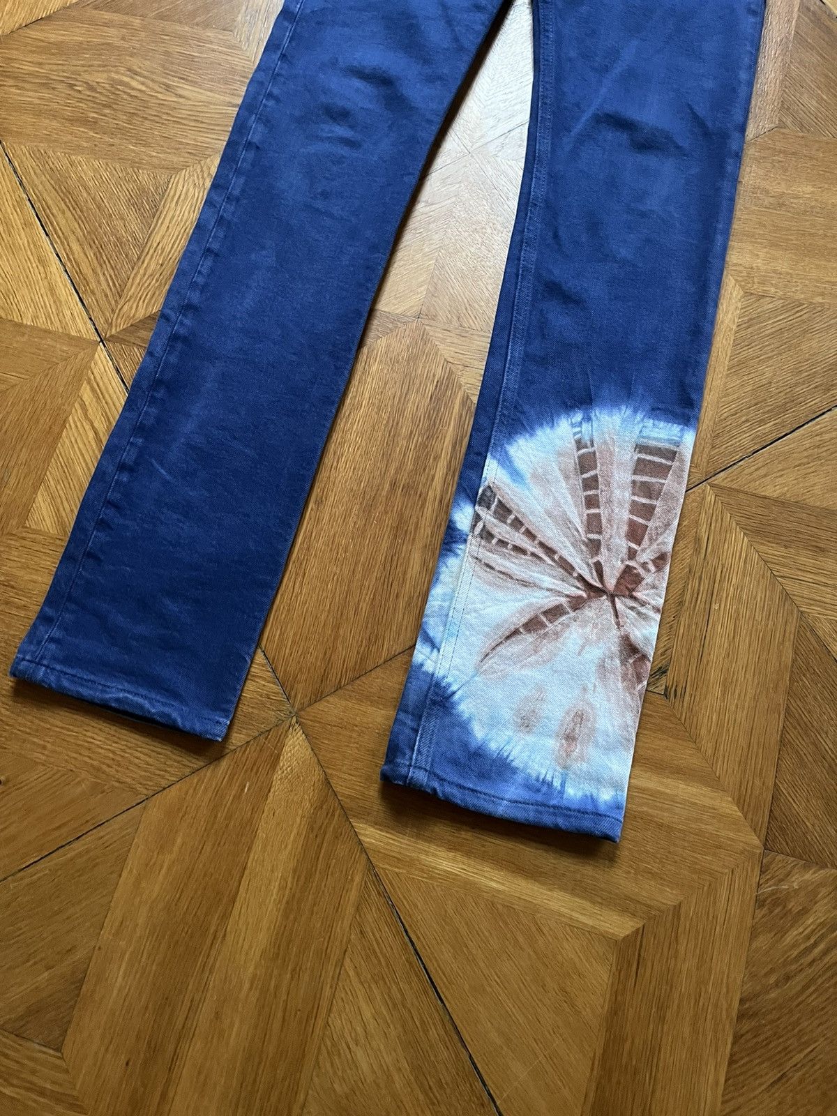 Calvin Klein 205W39NYC SS19 Blue Tie Dye Denim Size US 27 - 2 Thumbnail
