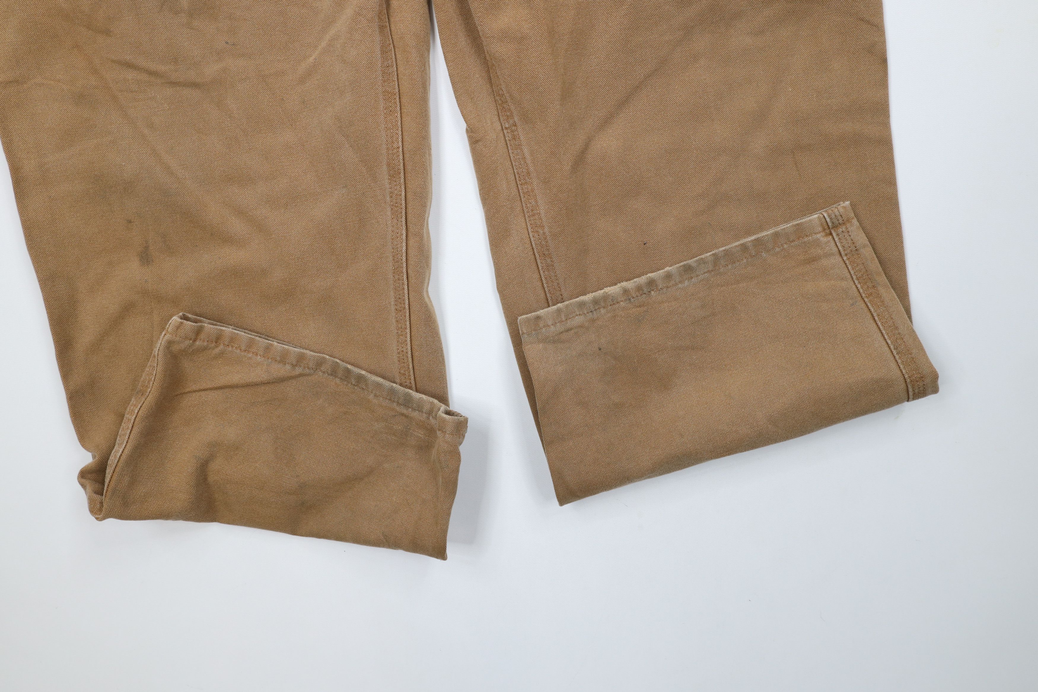 Carhartt × Vintage Vintage Carhartt Relaxed Fit Canvas Wide Leg Dungaree Pants Size US 42 / EU 58 - 6 Thumbnail