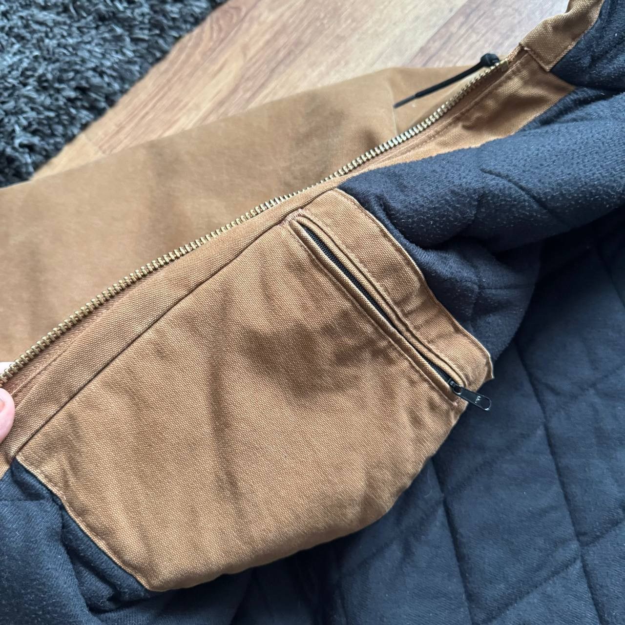 Carhartt CARHARTT VINTAGE ACTIVE JACKET FADED WORK ZIP HOODED JACKET Size US XL / EU 56 / 4 - 6 Thumbnail