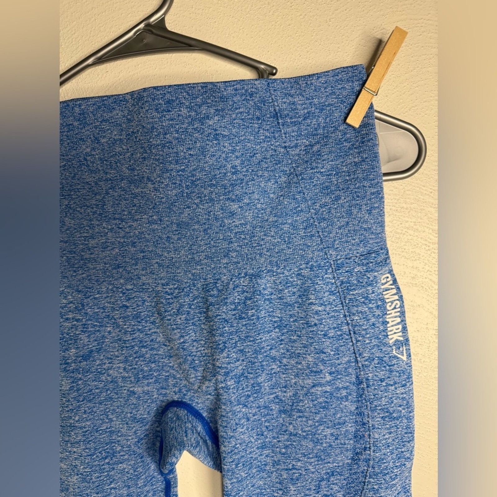 Gymshark GymShark Energy Seamless Blue Leggings Size 26" / US 2 / IT 38 - 3 Thumbnail