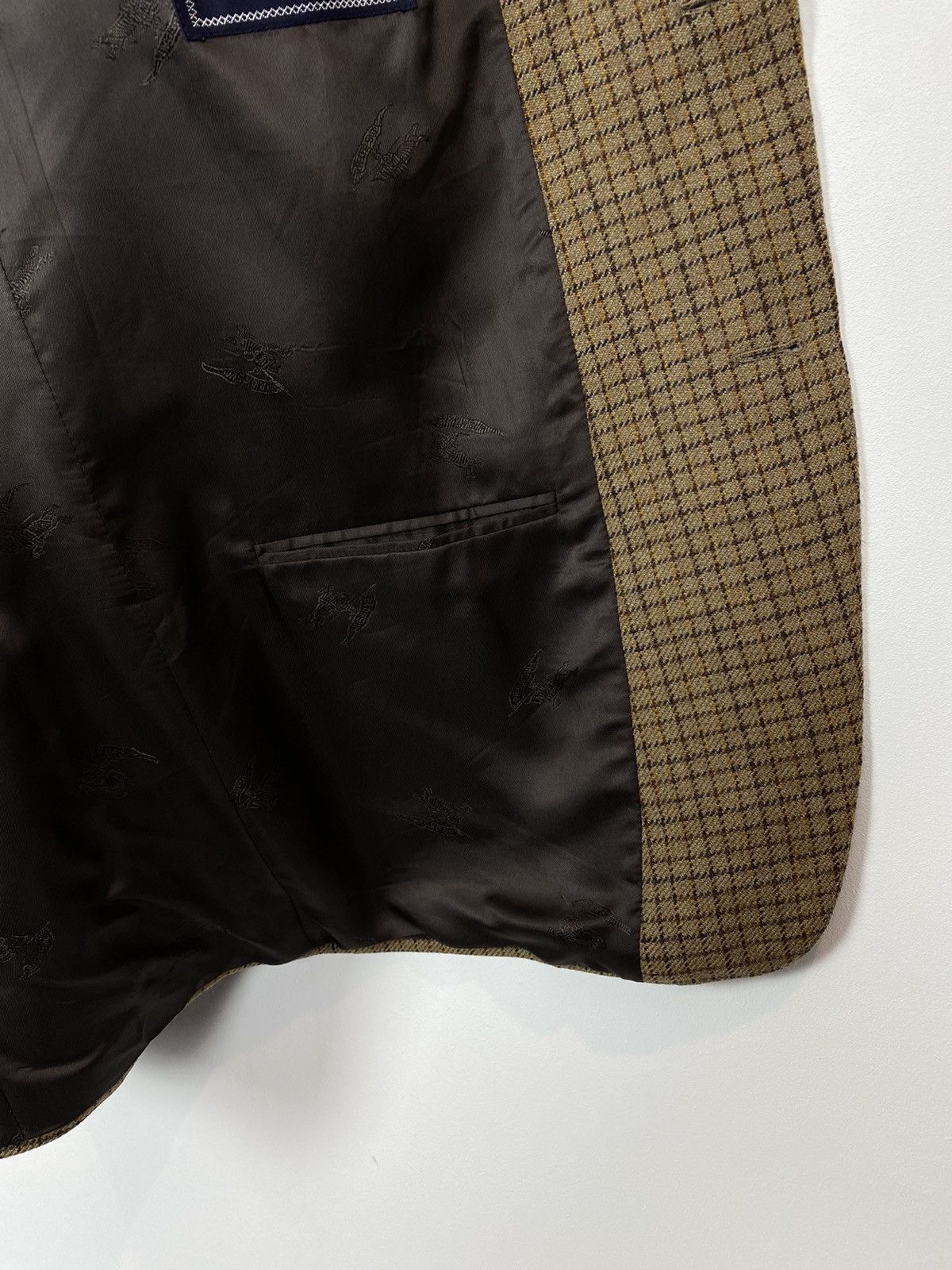 Burberry Vintage Burberrys Barrie-S Wool Jacket Blazer Mens Size 56 Size 54L - 9 Thumbnail
