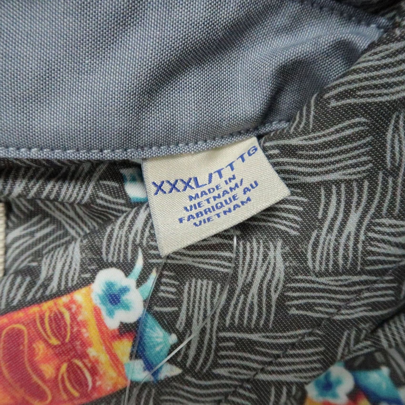 Tommy Bahama Tommy Bahama Shirt Mens 3XL Gray Tiki Cocktails Graphic Short Sleeve Hawaiian Shirt Mens 3XL Gray Graphic Print Vintage: No Size US XXL / EU 58 / 5 - 4 Thumbnail