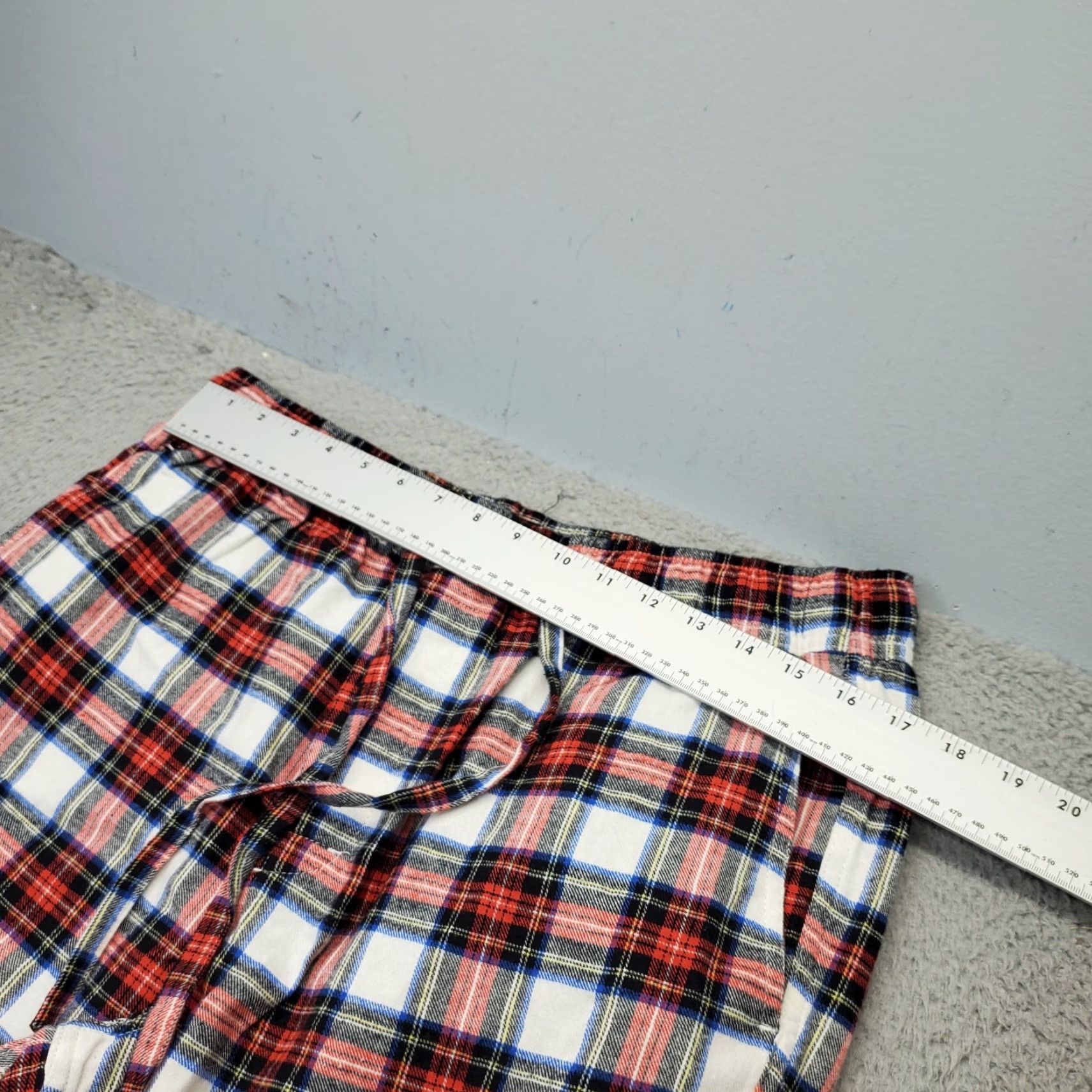 J.Crew J.CREW Mens Size L Multicolor Plaid Flannel Trouser Pants Elastic Waist Drawstring - 100% Cotton, Pleated, Breathable, Pockets, Regular Fit Size US 33 - 5 Thumbnail