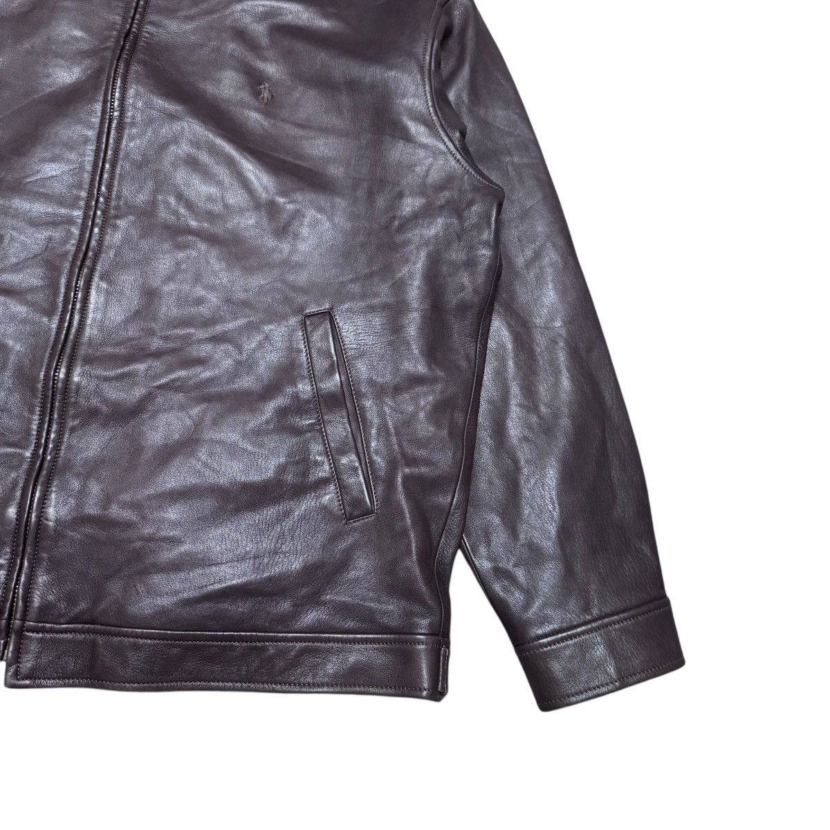Polo Ralph Lauren Vintage Polo Ralph Lauren Leather Jacket Small Poney Size US XL / EU 56 / 4 - 7 Thumbnail
