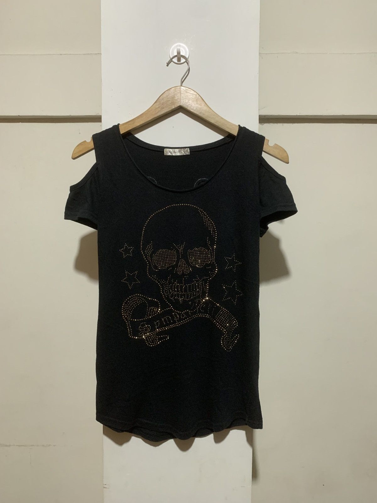 Japanese Dig Deep Skull Grunge Gothic Punk Style Women shirt
