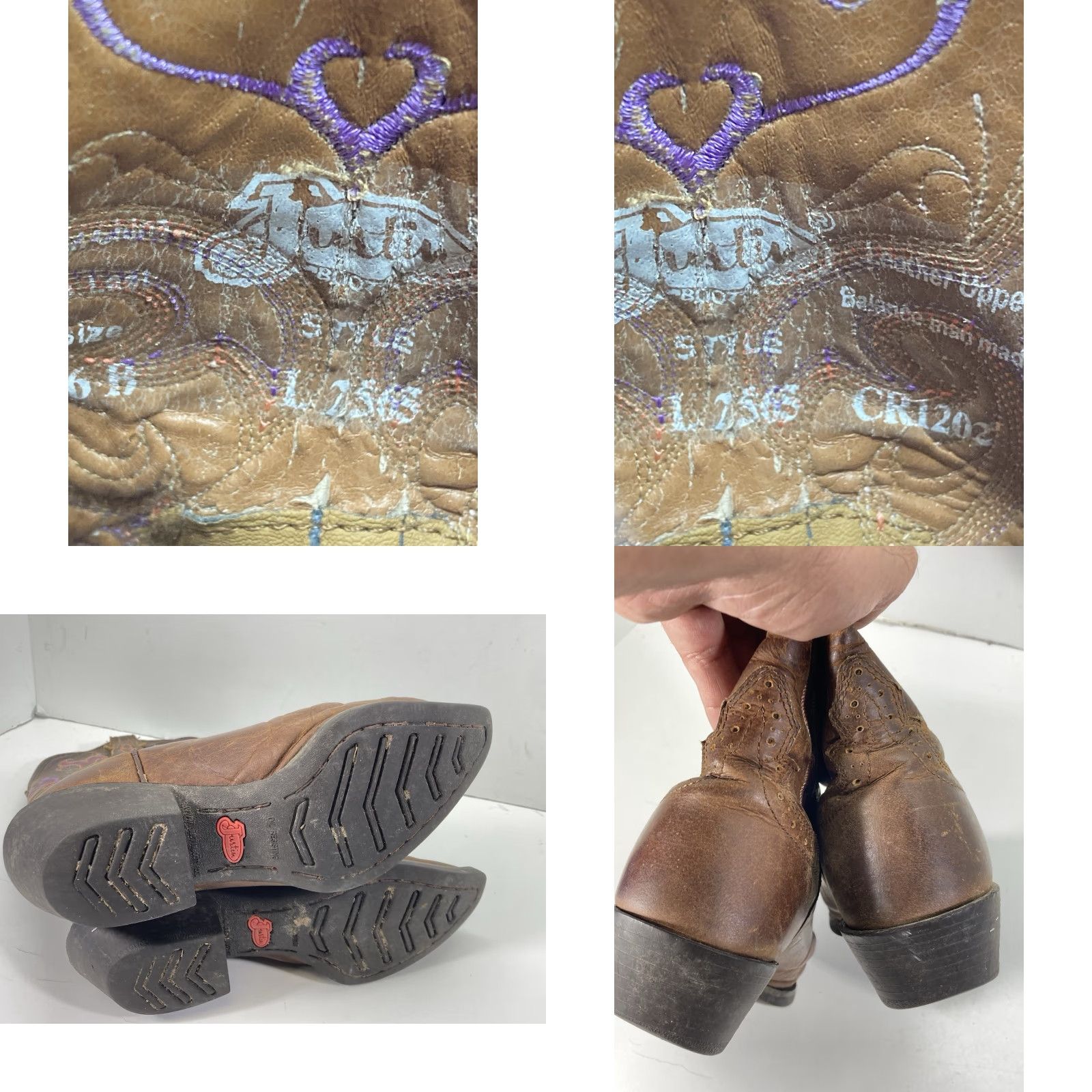 Justin Boots Justin Boots Women Brown Leather Embroidered Western Rodeo 6 B User: Justin Boots Women Brown Leather Embroidered Western Rodeo 6 B Size US 6 / IT 36 - 9 Thumbnail