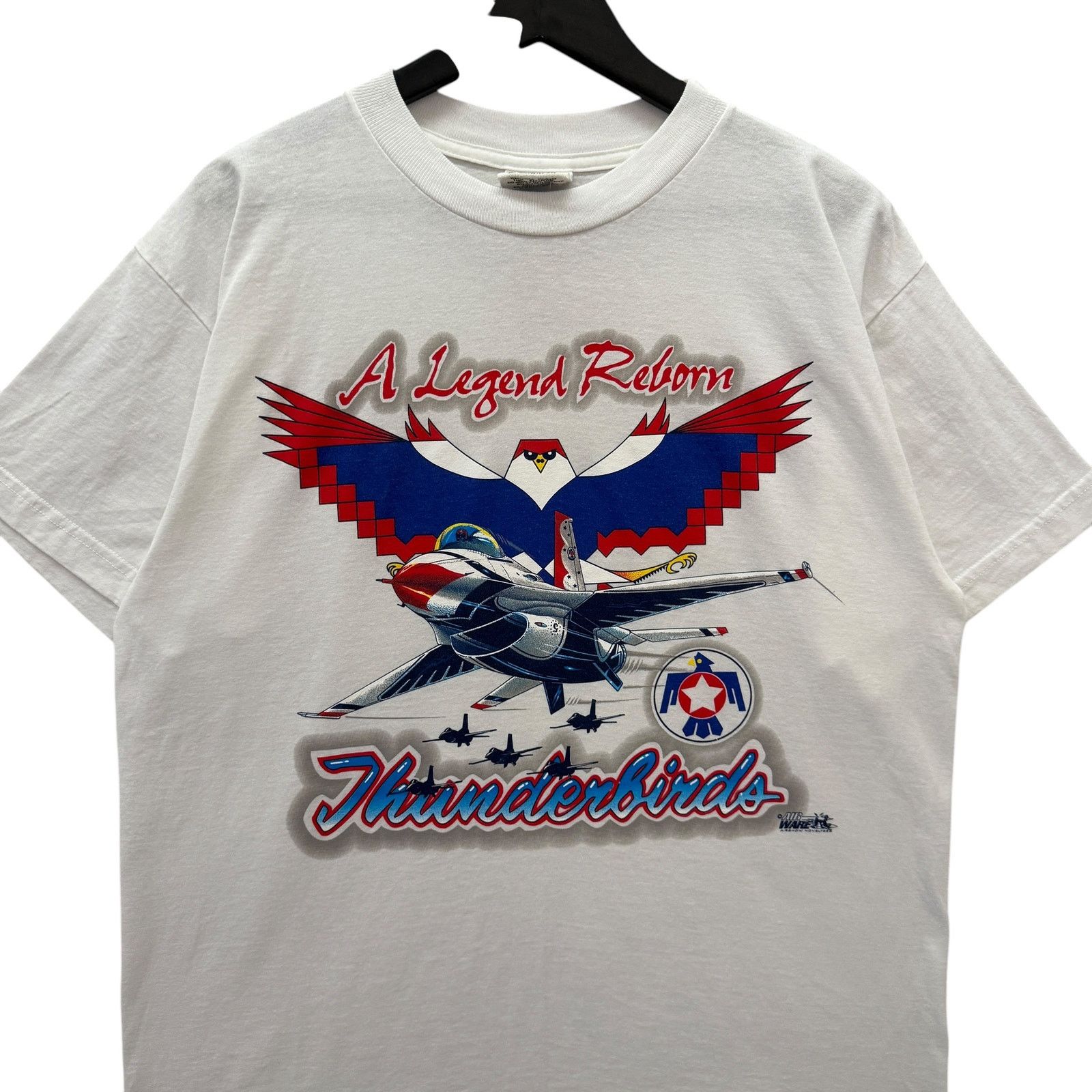 Vintage Vintage Thunderbirds "A Legend Reborn" Fighter Jet Tee L Size US L / EU 52-54 / 3 - 2 Thumbnail