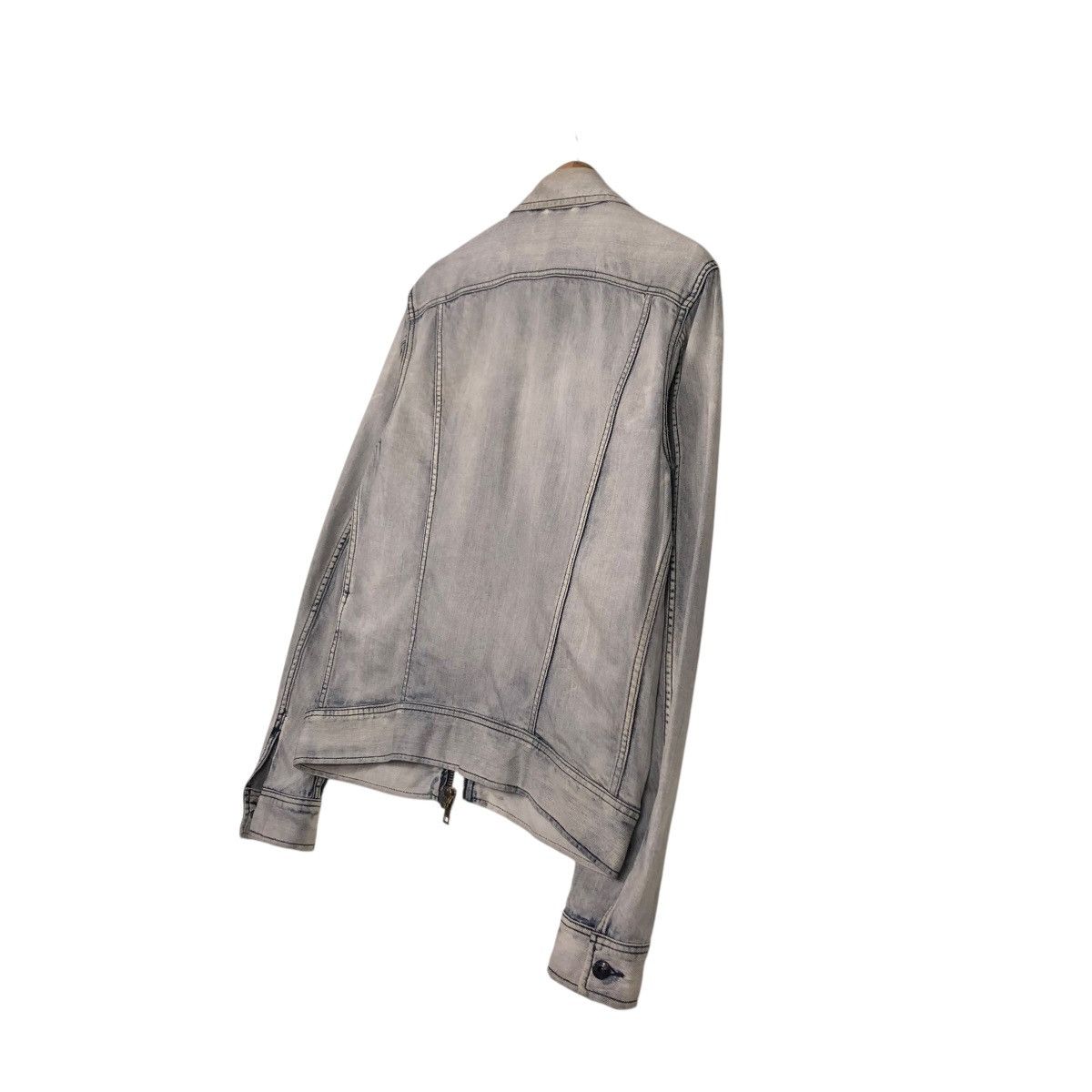 Diesel 🔥VINTAGE DENIM BIKER JACKET DIESEL ACID WASH DESIGN Size US M / EU 48-50 / 2 - 12 Thumbnail