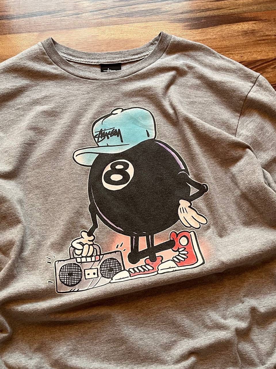Stussy × Vintage Stussy x Eightball Longsleeve Tee Size US M / EU 48-50 / 2 - 2 Thumbnail