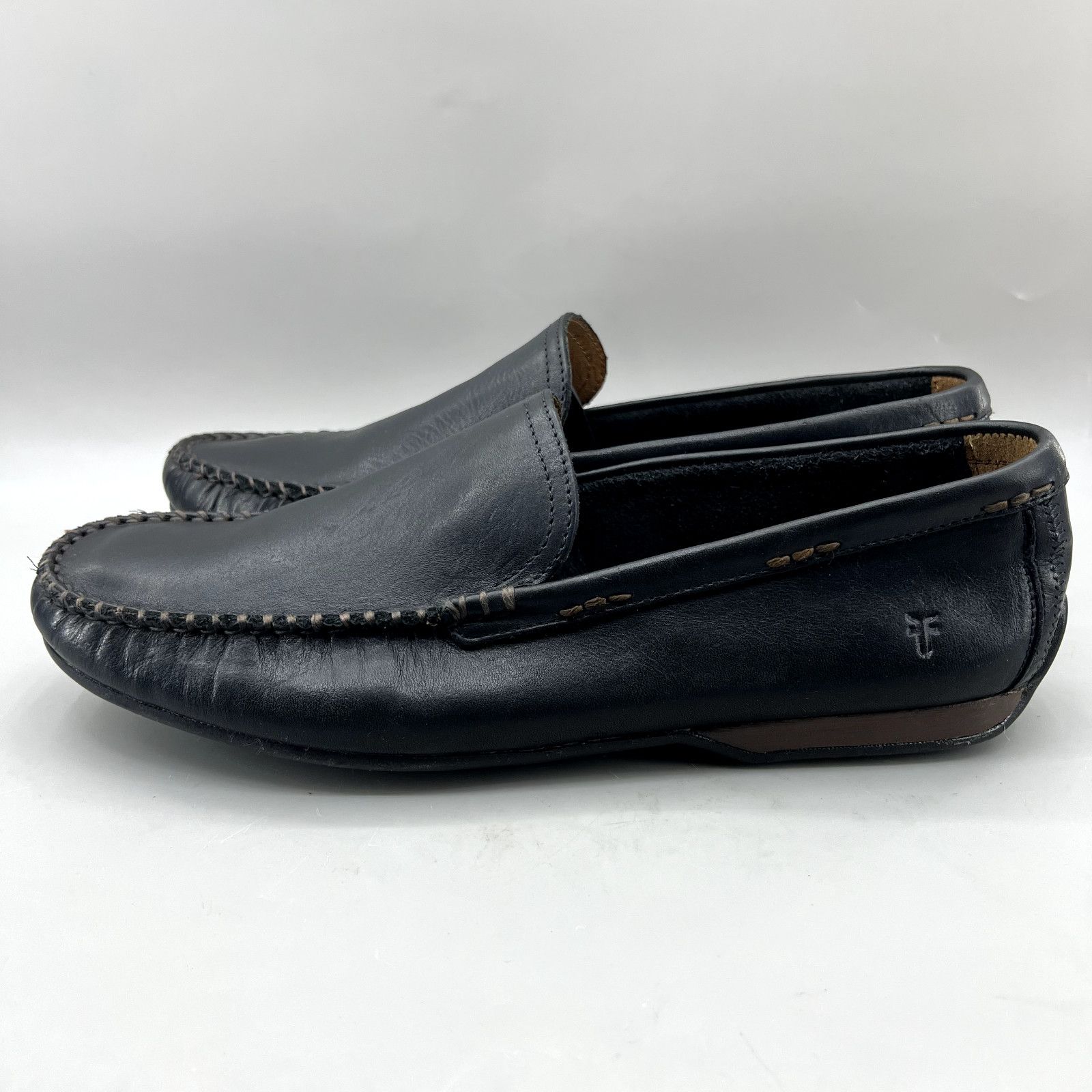 Frye Frye Lewis Venetian Slip-On Moccasins Men Size 11.5 D Black Size US 11.5 / EU 44-45 - 3 Thumbnail