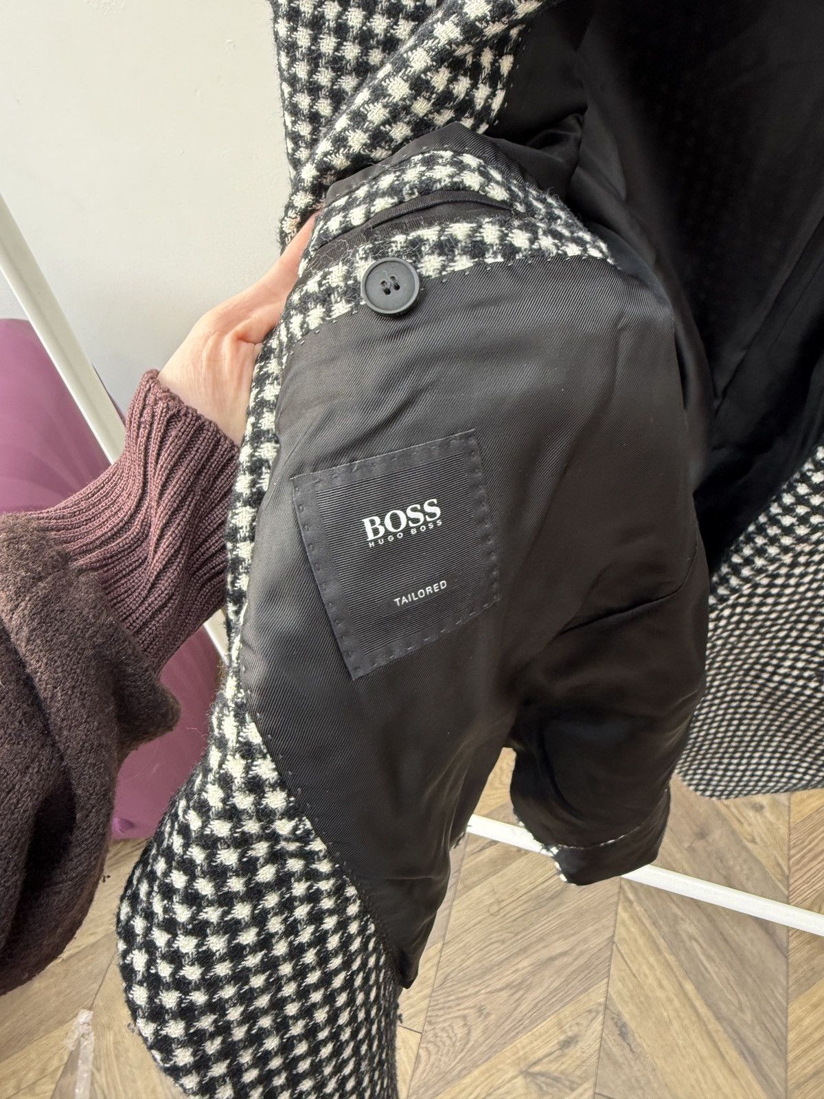Hugo Boss Vintage BOSS Hugo Boss Tailored Piacenza Wool Jacket Size US M / EU 48-50 / 2 - 6 Thumbnail