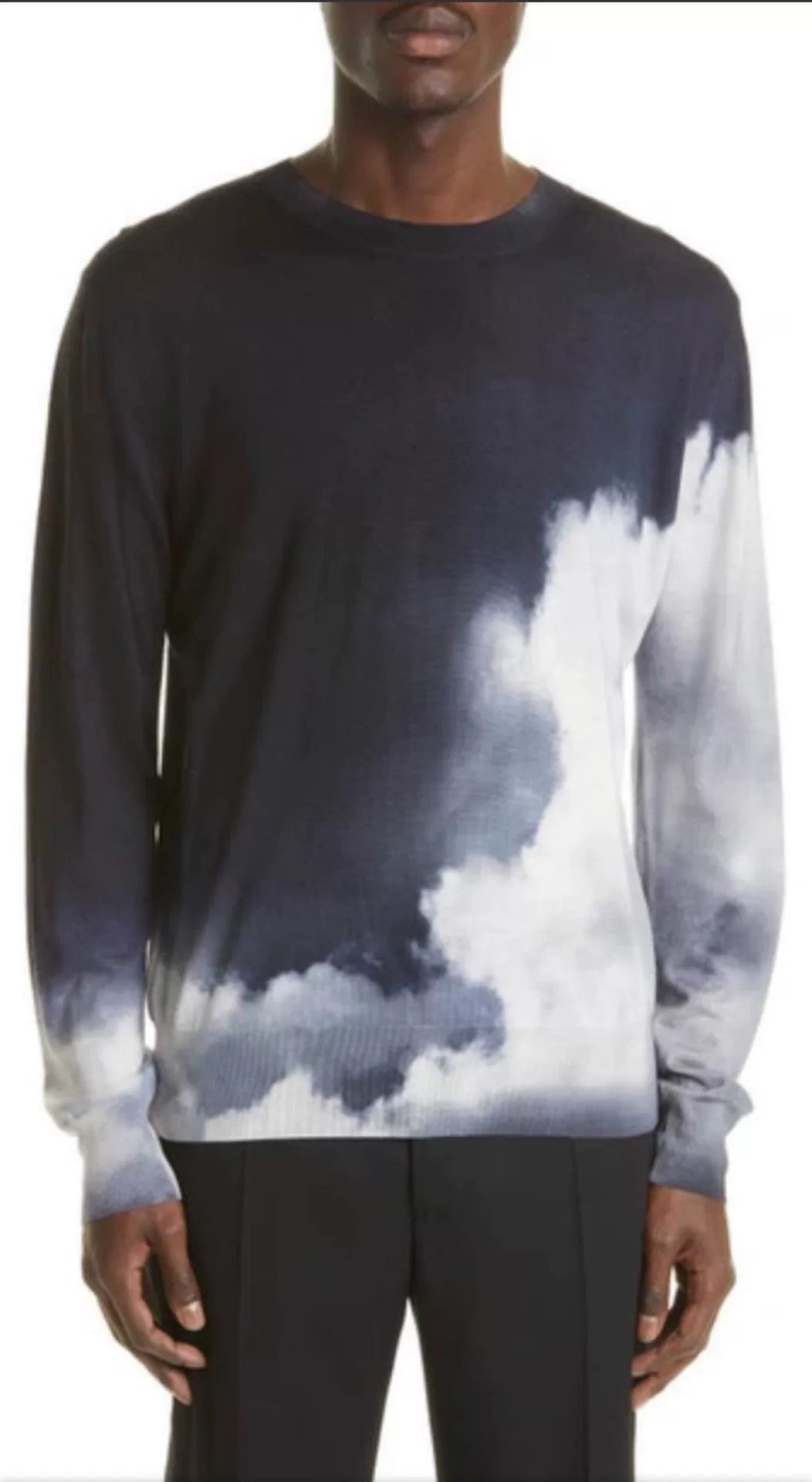 Alexander McQueen Alexander McQueen Indigo Crew Neck Knit Size US M / EU 48-50 / 2 - 1 Thumbnail