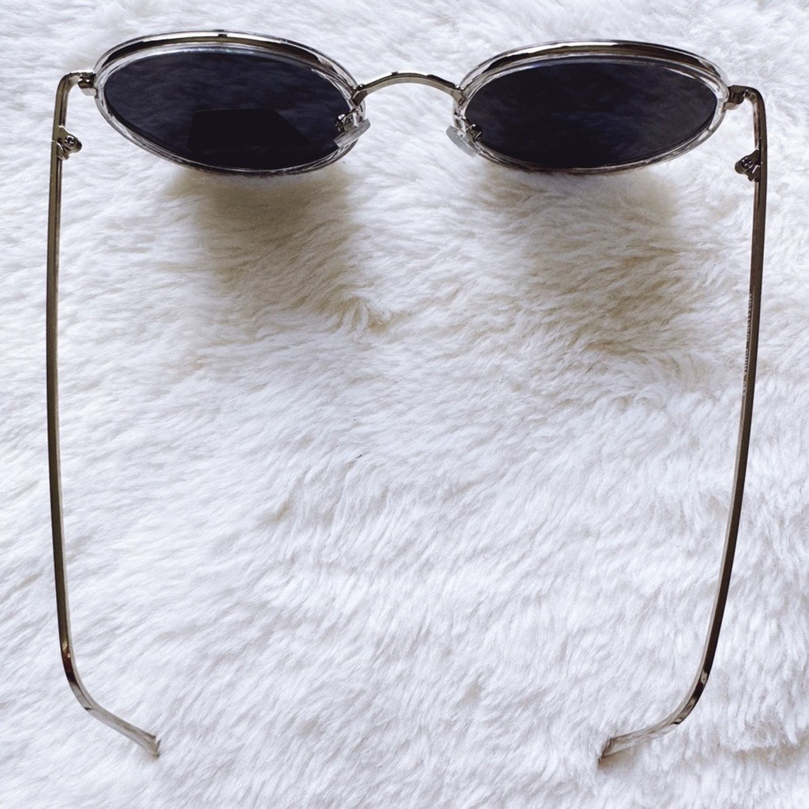 Other Dean Black w/ Silver Rims Round Sunglasses Size ONE SIZE - 8 Thumbnail