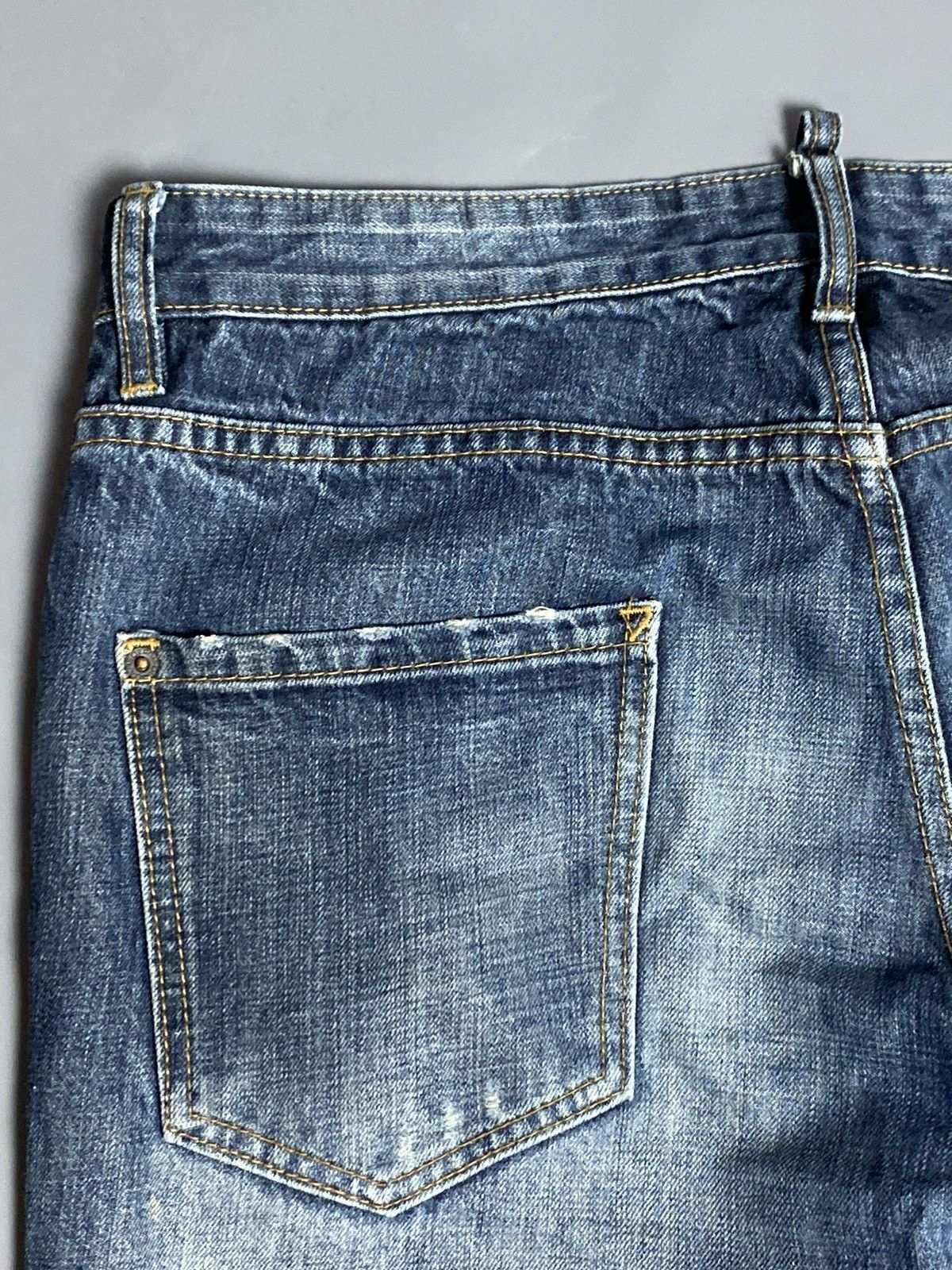 Dsquared2 Vtg DSQUARED2 Blue Distressed Jeans Size 52 Straight 35x31 Size US 36 / EU 52 - 15 Thumbnail