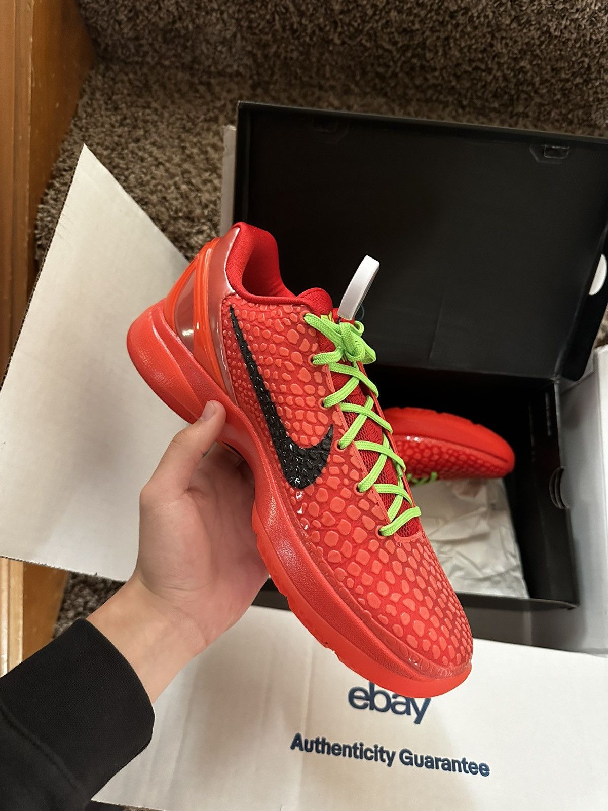 Nike Kobe protro reverse grinch