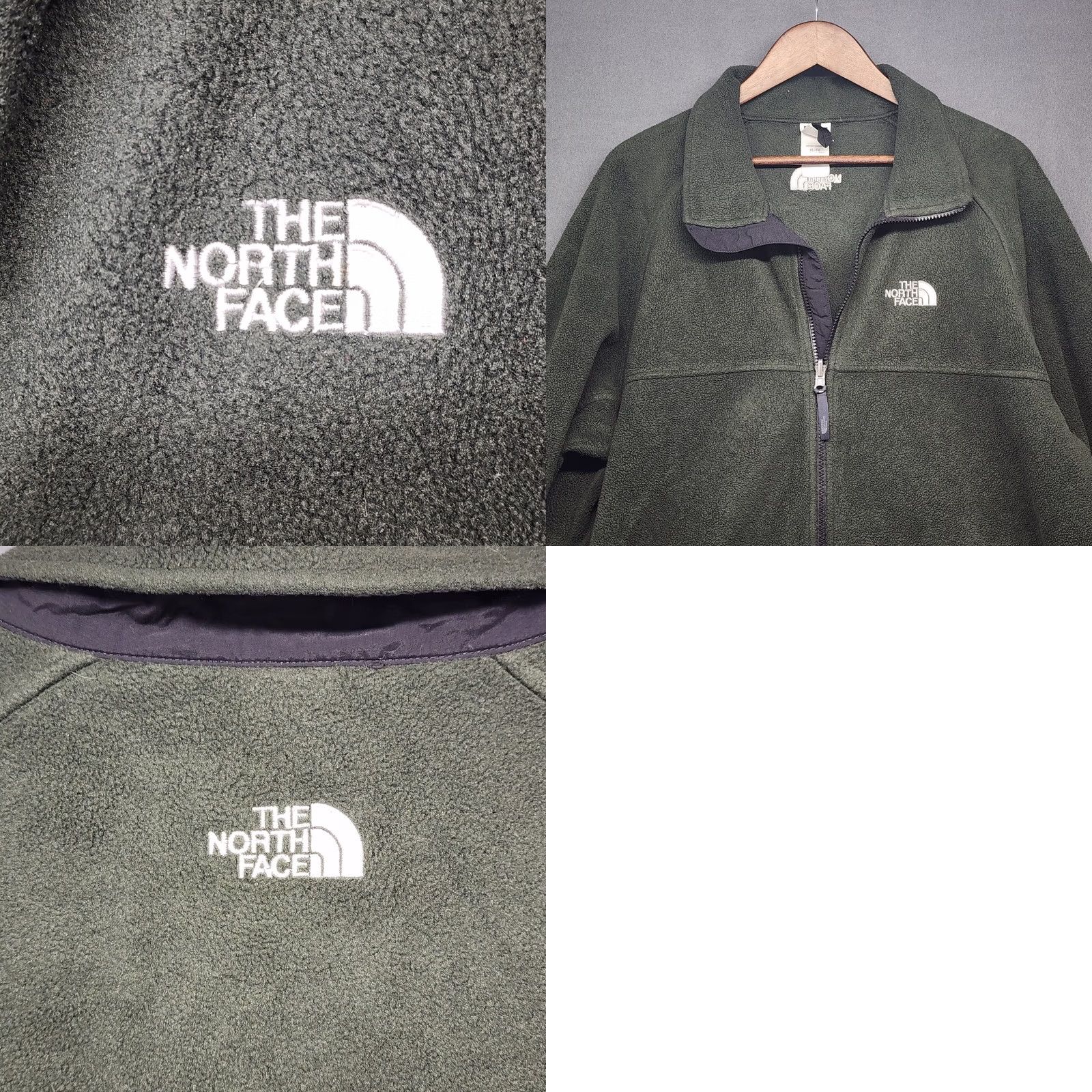 The North Face VINTAGE The North Face Fleece Jacket Mens XL Tall Green Full Zip Outdoor Size US XL / EU 56 / 4 - 8 Thumbnail