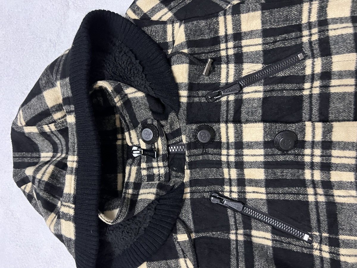 Dig Deep 525. Dig Deep Black Label Plaid Hooded Jacket Size M / US 6-8 / IT 42-44 - 6 Thumbnail