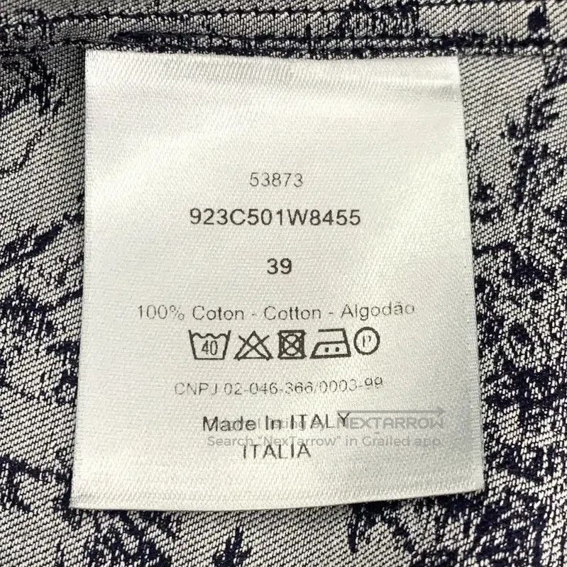 Other Dior Blue Cotton Long Sleeve Shirt . Size US M / EU 48-50 / 2 - 7 Thumbnail