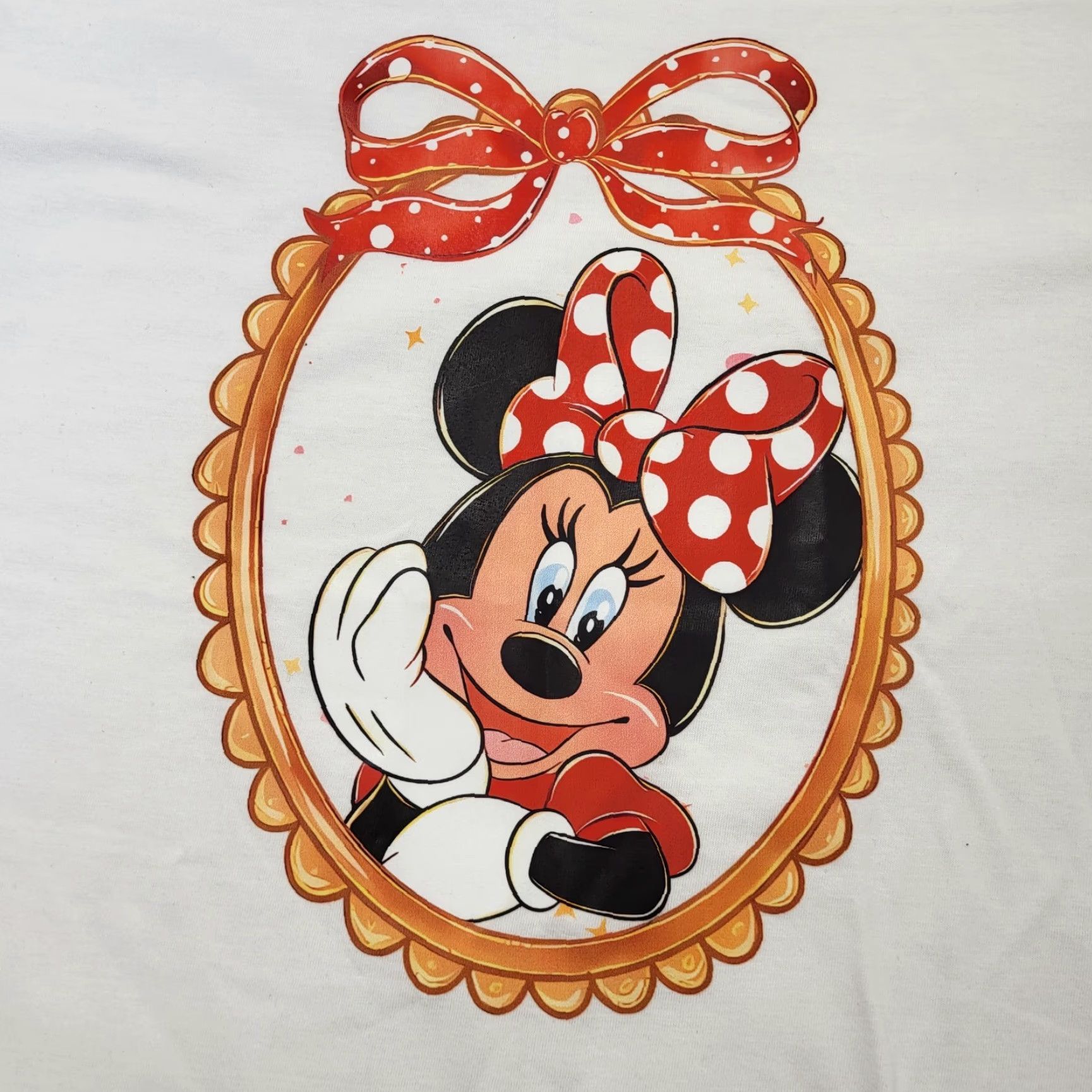 Disney Disney Minnie Mouse Tshirt Women XL White Short Sleeve Mickeys Girlfriend Size XL / US 12-14 / IT 48-50 - 3 Thumbnail