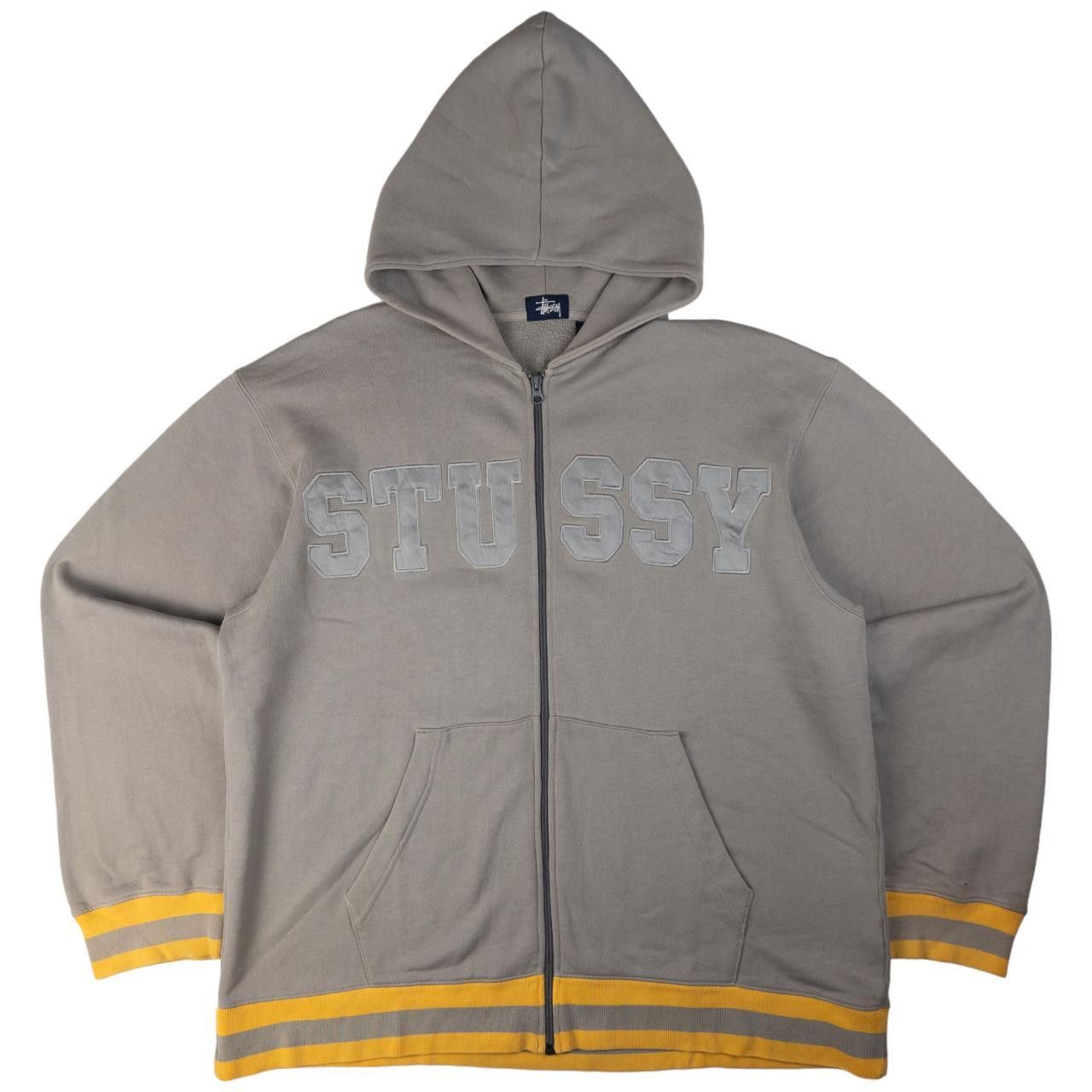 Stussy Vintage Stussy Varsity Zip Up Sweatshirt Size XL Size US XL / EU 56 / 4 - 1 Thumbnail