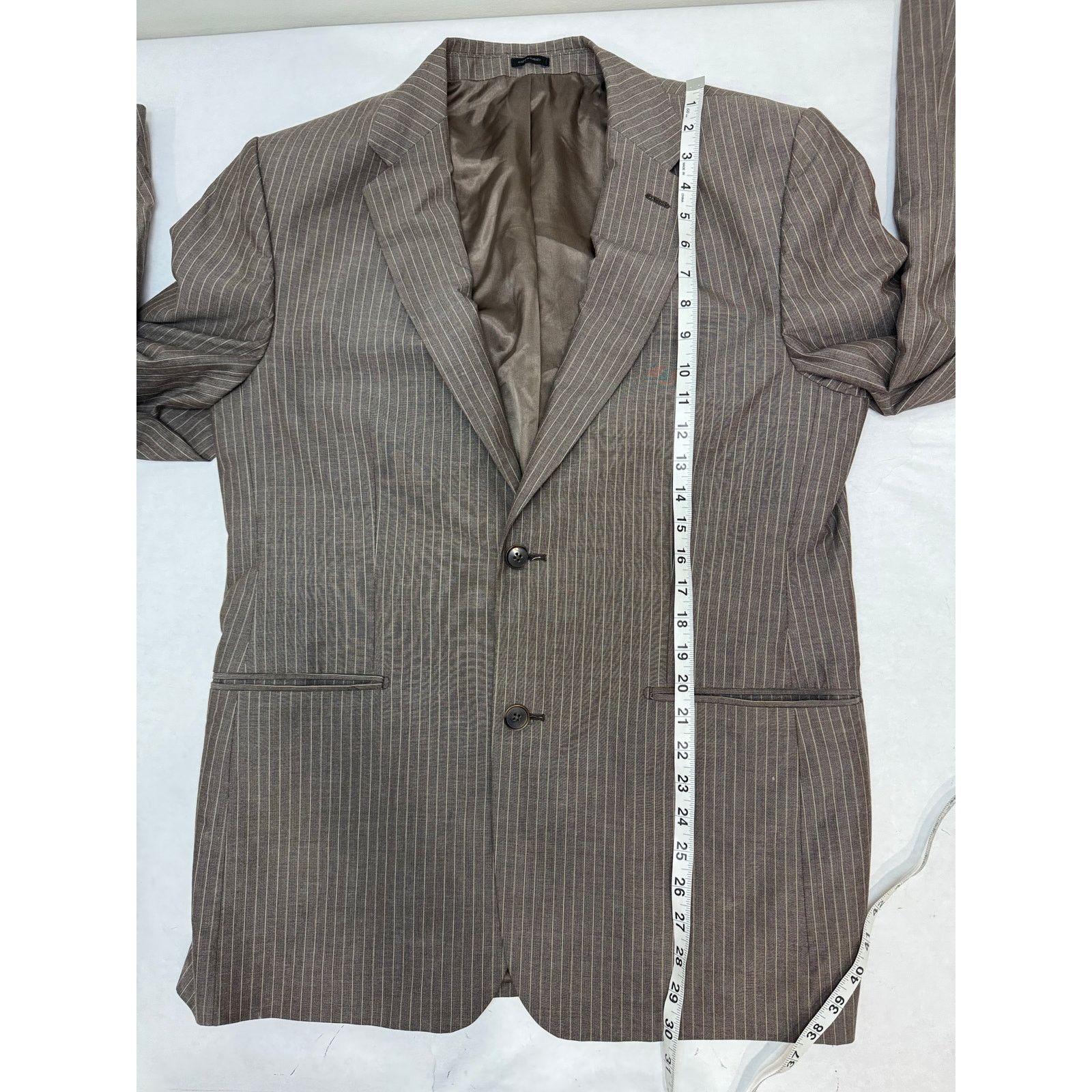 Other Vintage Y2K Express Design Studio Blazer Men Brown 40R Size US XXS / EU 40 - 3 Thumbnail