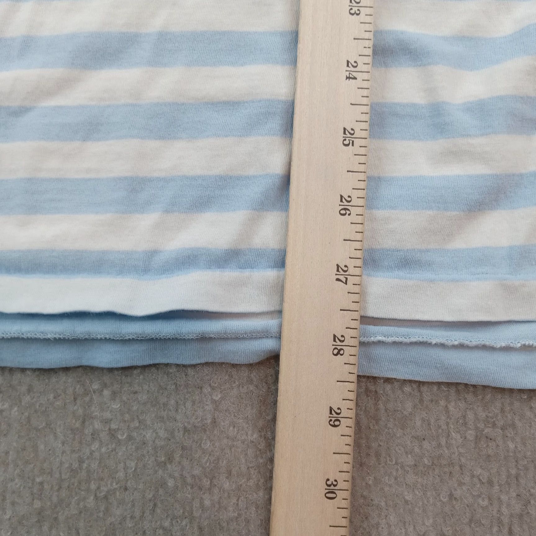 Ralph Lauren Ralph Lauren Mens Polo Shirt Large Blue White Striped Classic Fit Size US L / EU 52-54 / 3 - 3 Thumbnail