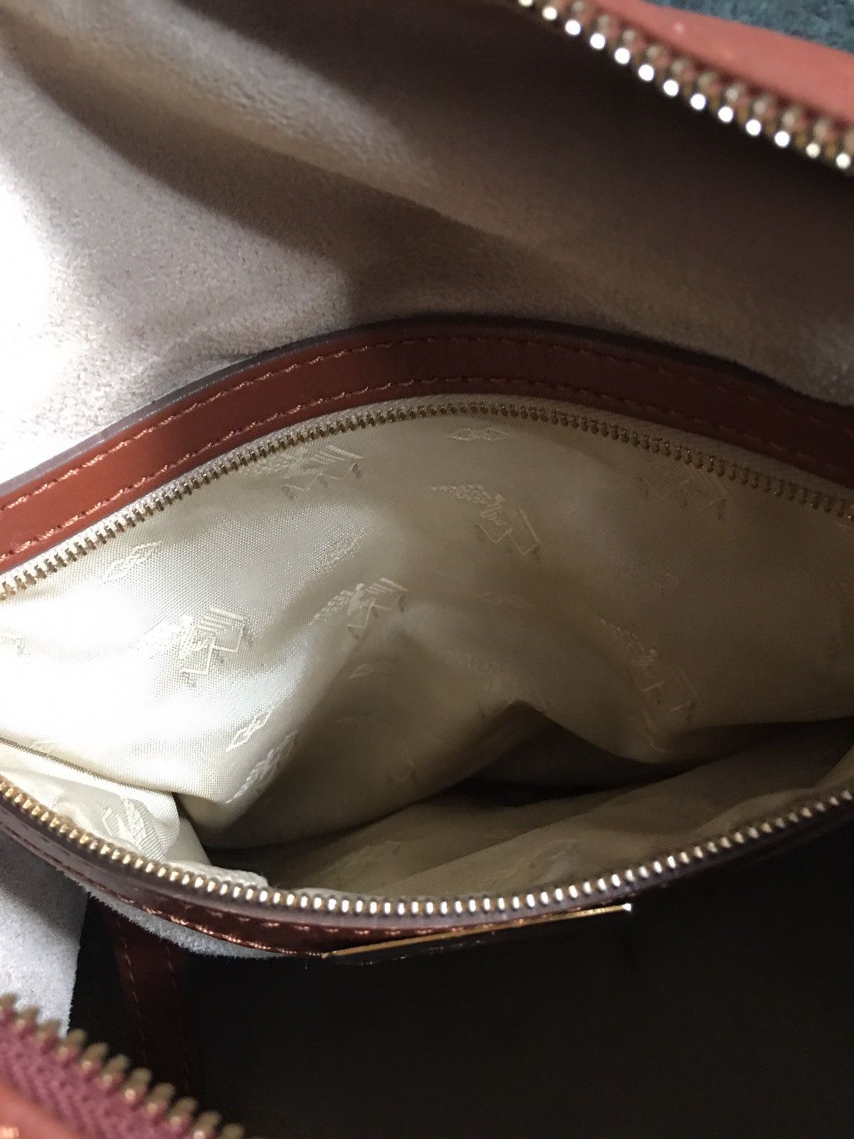 Vintage Maison Mollerus Leather Monogram Vintage Handbag Should Bag Size ONE SIZE - 13 Thumbnail