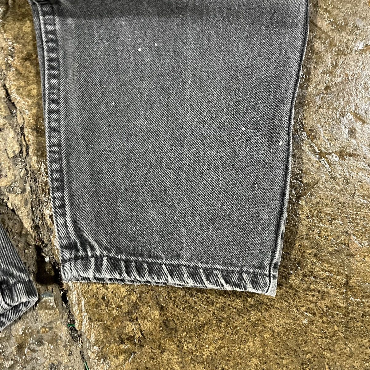 Levi's × Vintage Crazy Vintage 90s Levi's 550 Faded Black Essential Jeans Size US 34 / EU 50 - 7 Thumbnail