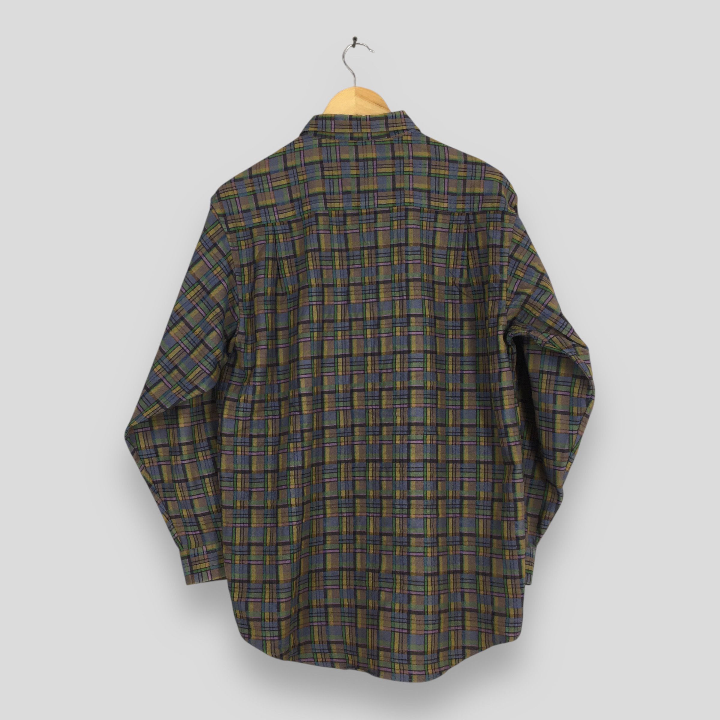 Vintage Vintage Nina Ricci Plaid Checkered Casual Shirt Large Size US L / EU 52-54 / 3 - 7 Thumbnail