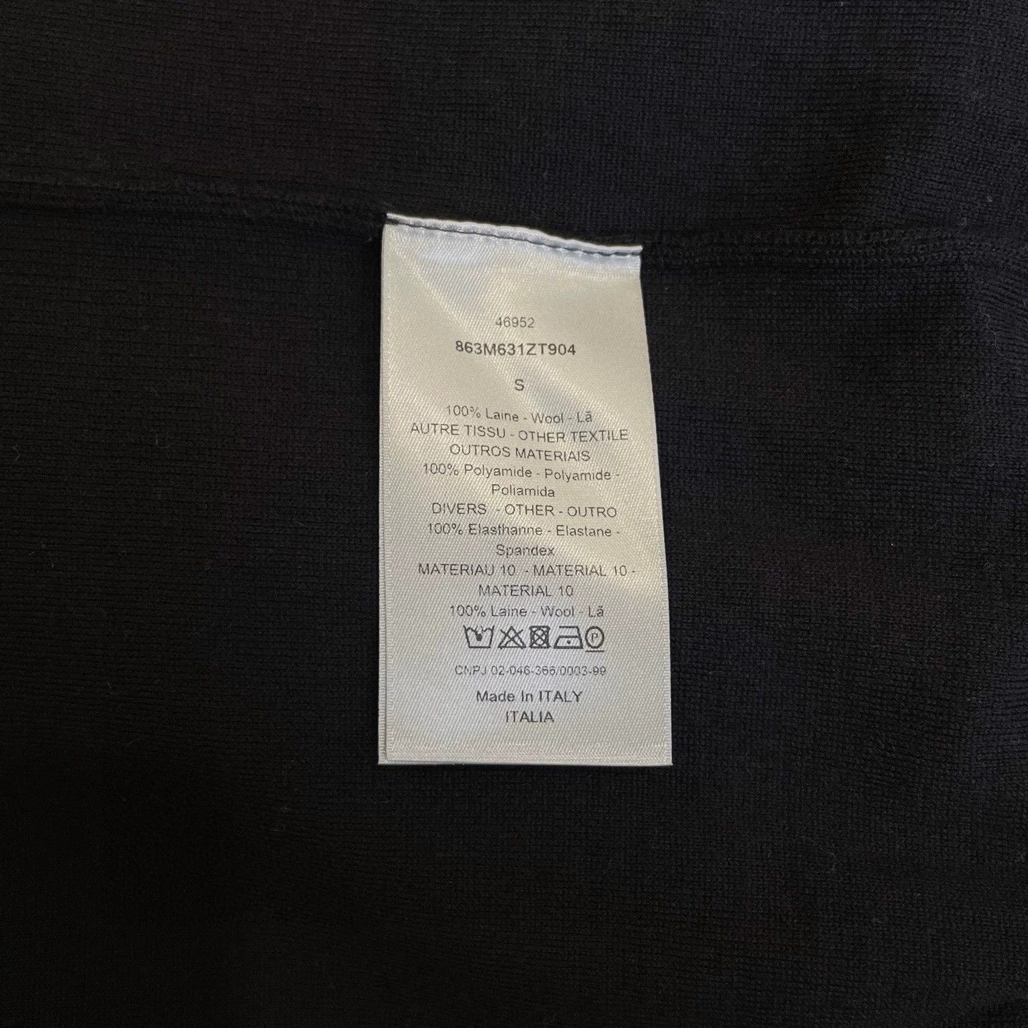 Dior black irregular zip sweatshirt by dior Size US S / EU 44-46 / 1 - 6 Thumbnail