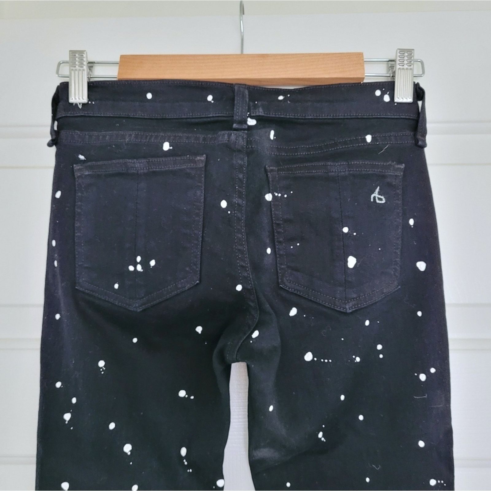 Rag & Bone Rag & Bone Paint Splatter Skinny Jeans Sz 24 Size 24" / US 00 / IT 34 - 5 Thumbnail