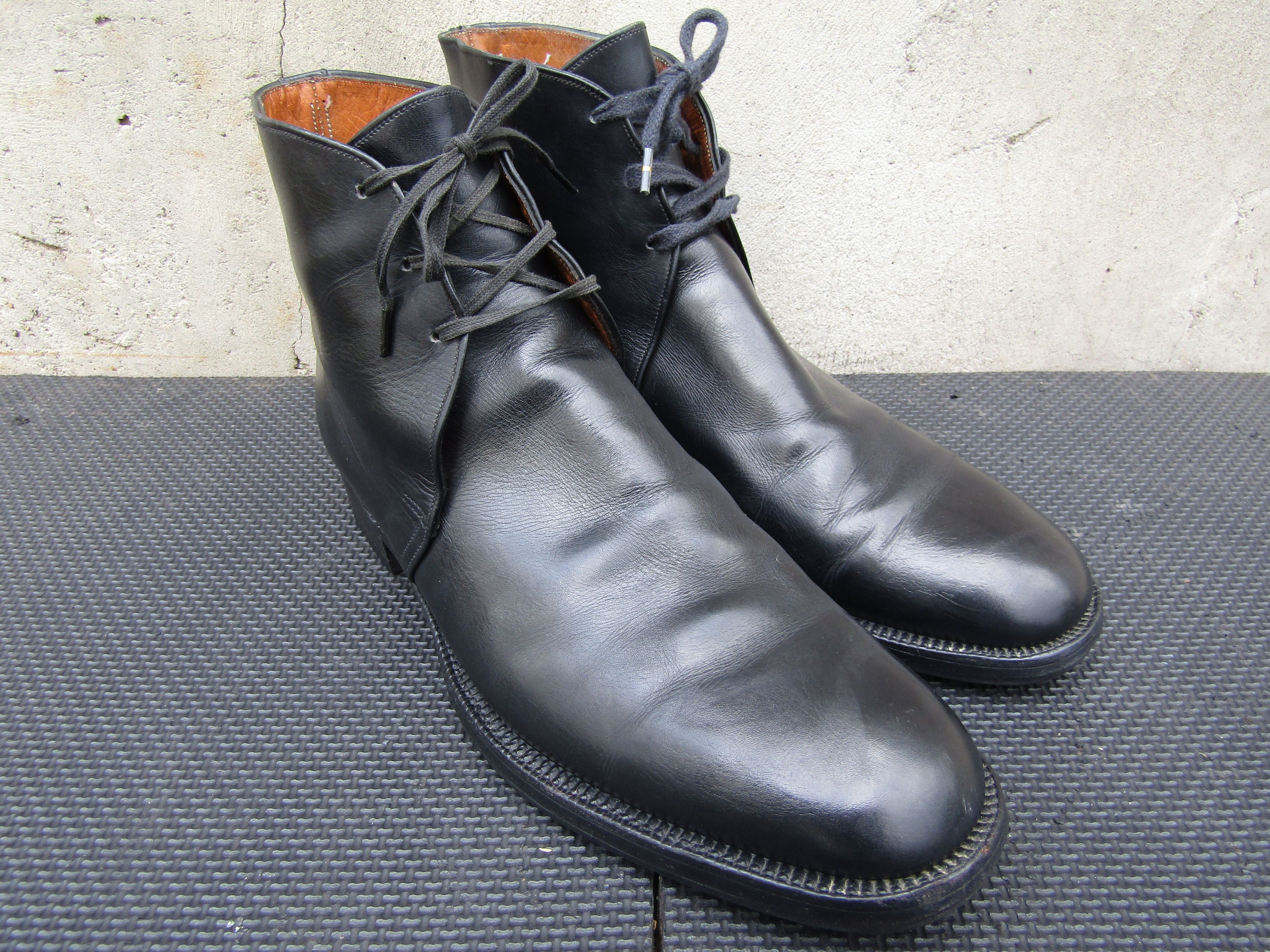 Crockett & Jones Vintage CROCKETT & JONES 1971 Mens Black Chukka Size US 8.5 / EU 41-42 - 6 Thumbnail