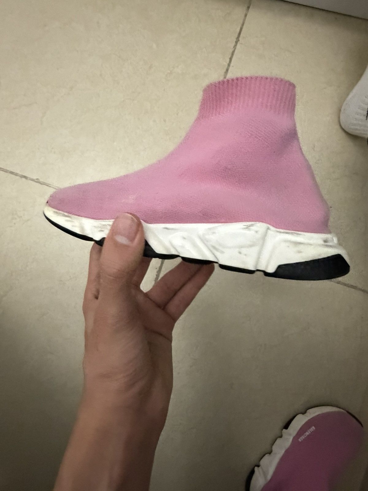 Balenciaga Balenciaga Speed Trainer Pink – Pre-Owned – Good Condition Size US 4 / IT 34 - 6 Thumbnail