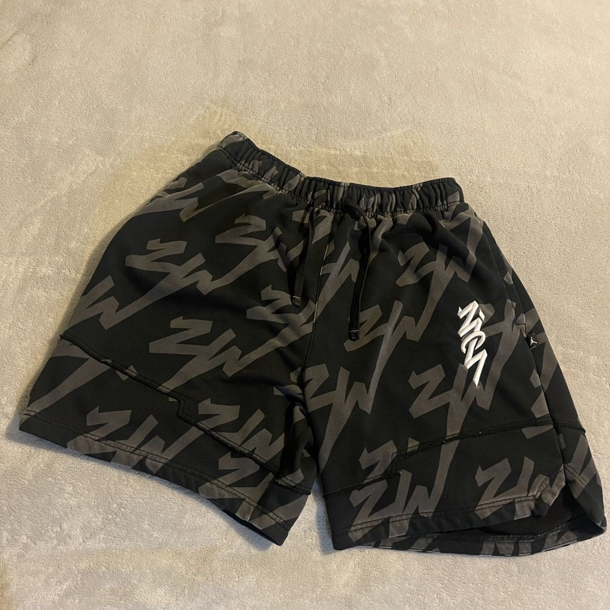 Jordan Brand Jordan Shorts Men XL Black Camo Zion Williamson Dri-Fit Gym Size US 31 - 1 Thumbnail