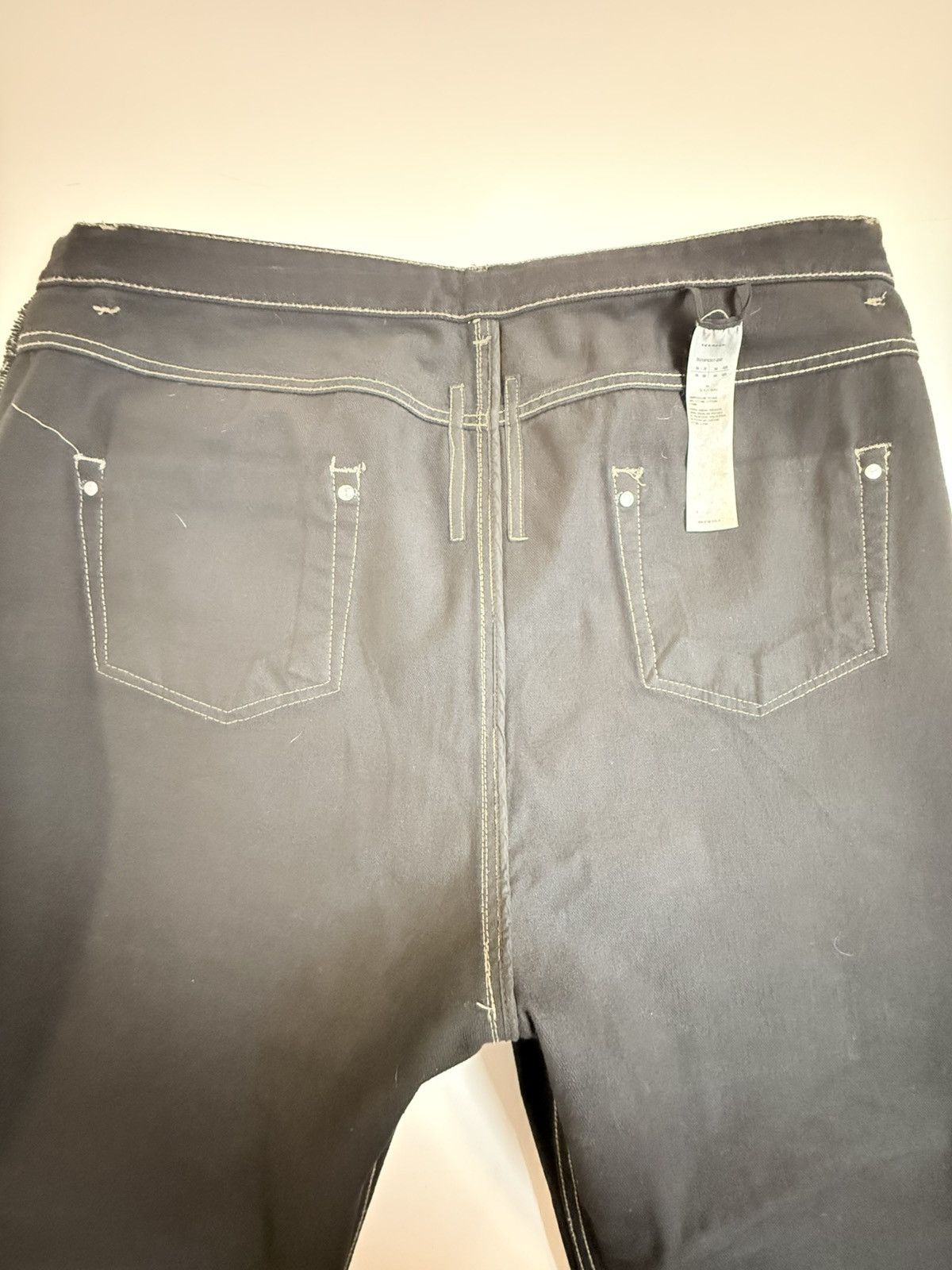 Rick Owens Drkshdw Rick Owens DRKSHDW "Collapse Cropped" Black Wax Jeans — 38 Size US 38 / EU 54 - 13 Thumbnail