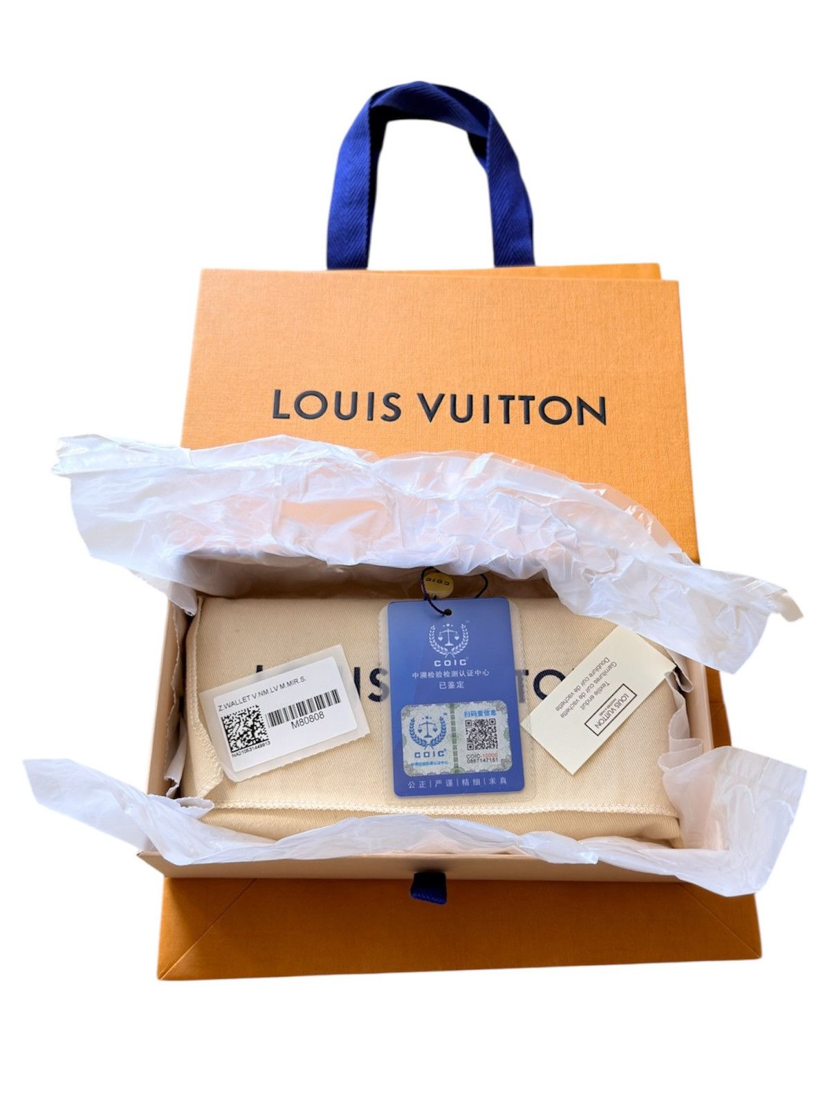 Louis Vuitton Louis Vuitton 2D Silver Metallic Mirror Zippy Long Wallet Size ONE SIZE - 9 Thumbnail