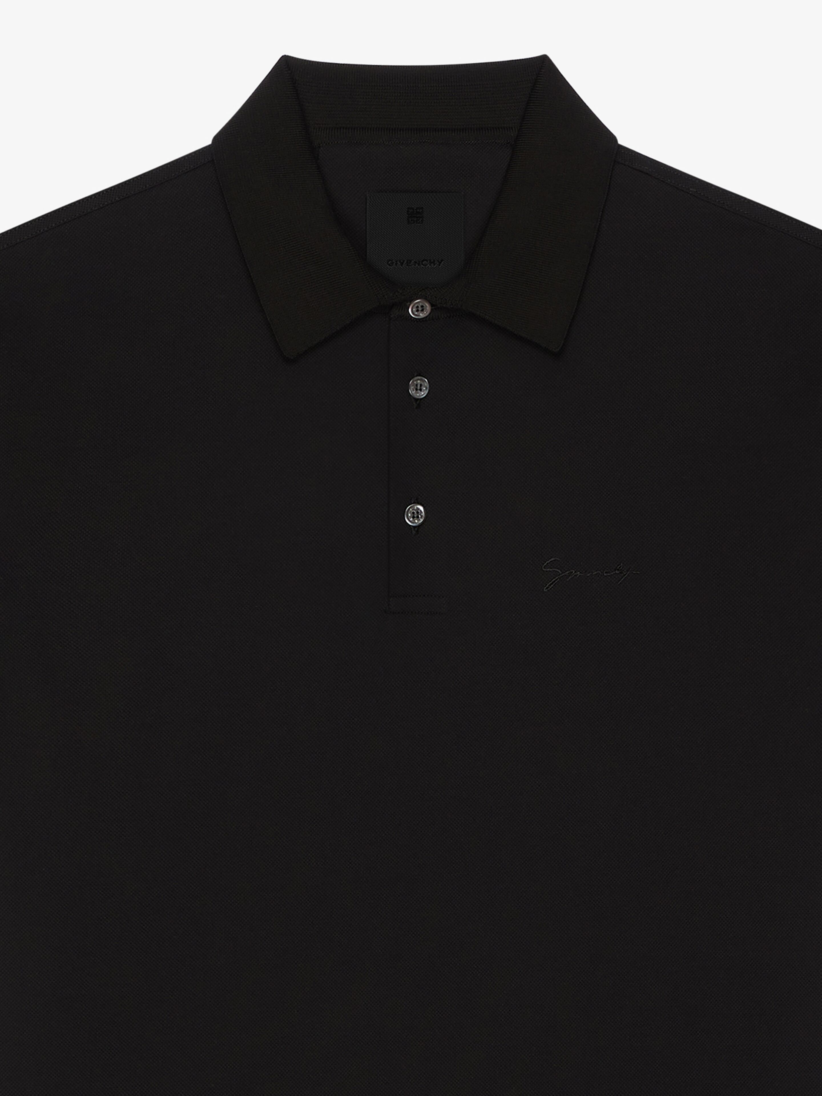 Givenchy o1w1db10326 Classic Fit Polo Shirt in Black Size US M / EU 48-50 / 2 - 4 Thumbnail