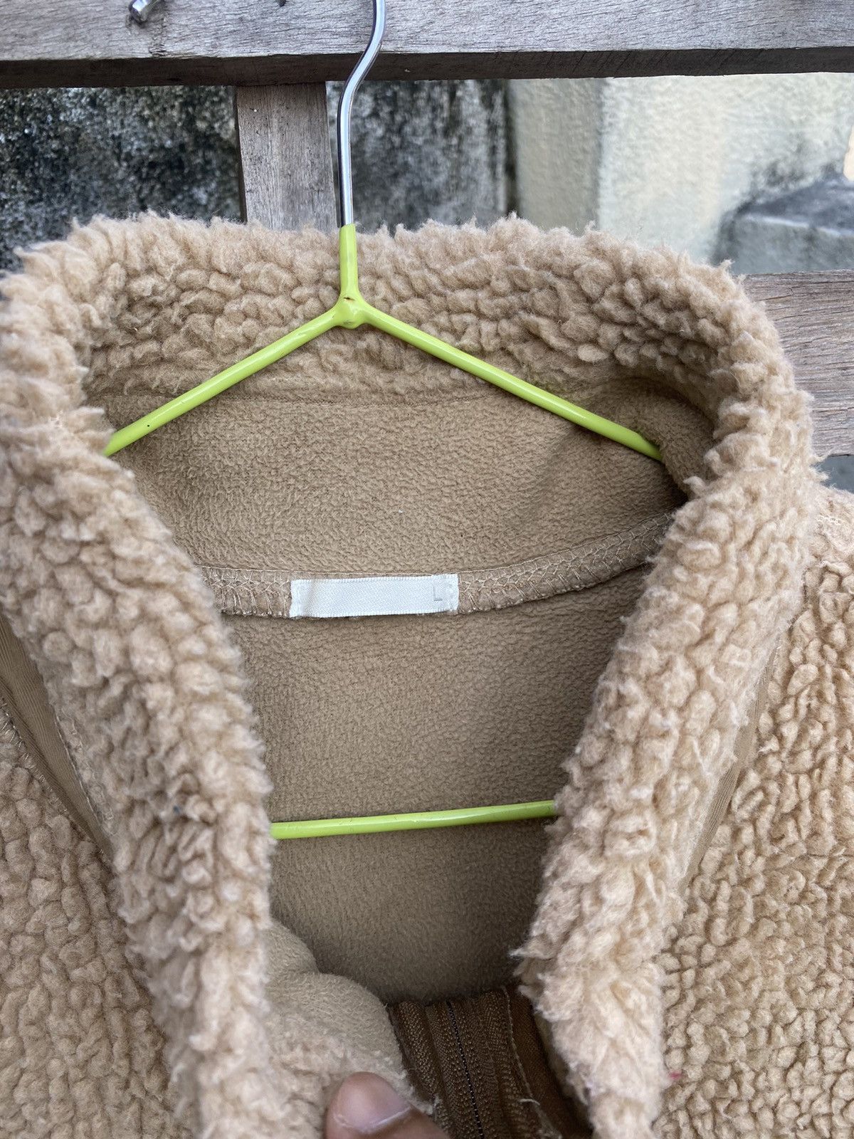 GU × Japanese Brand × Vintage GU Baggy Jacket Retro X Deep Pile Sherpa Size US L / EU 52-54 / 3 - 7 Thumbnail