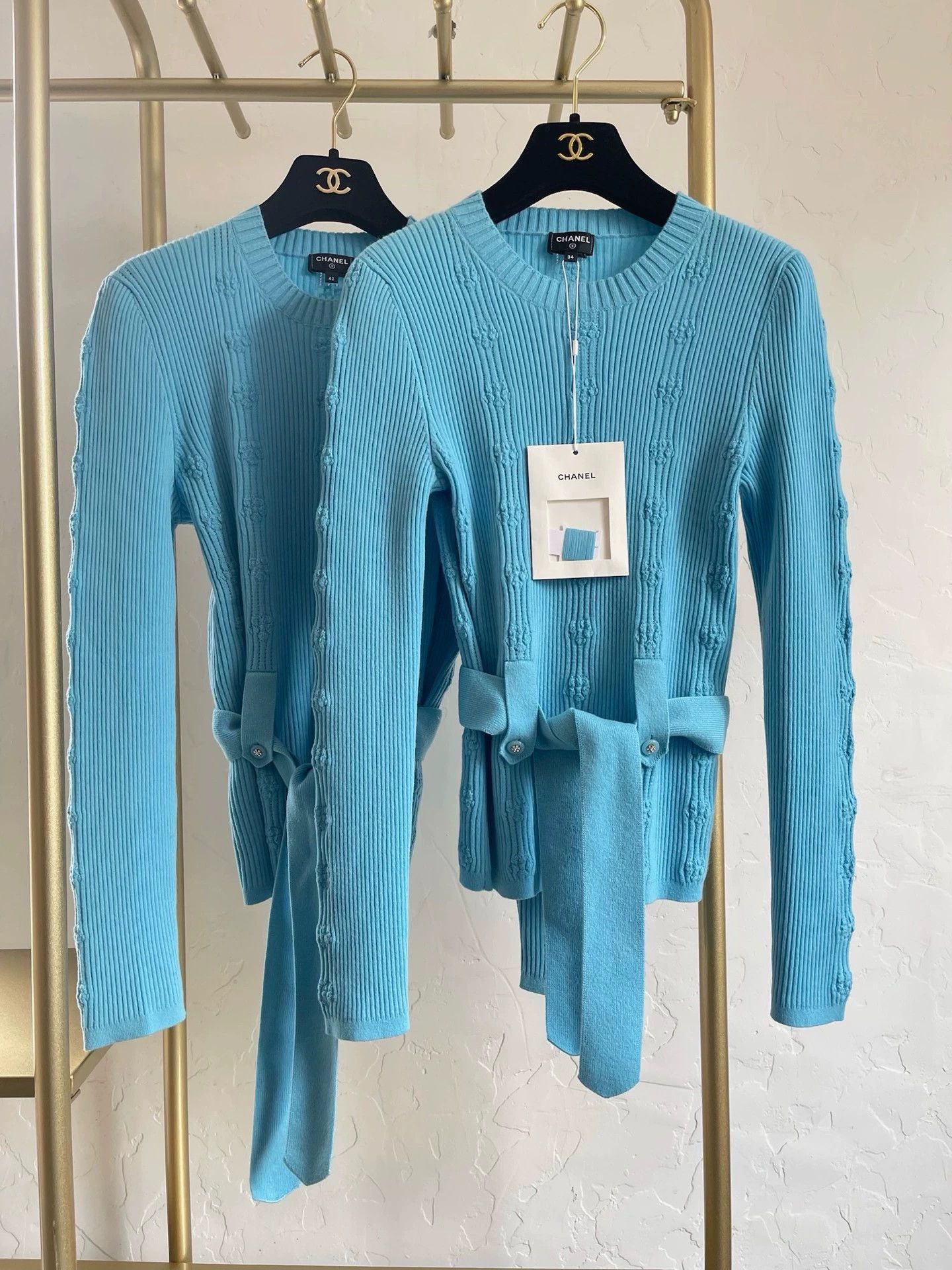 Chanel 2025 Blue Belted Top - dmc