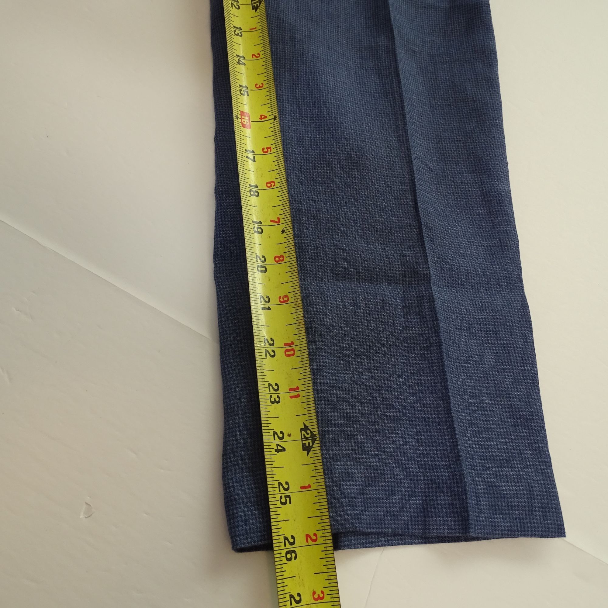 Indochino Indochino Slim Blue Micro Check Pants Men Size 38 x 26 Size US 38 / EU 54 - 11 Thumbnail