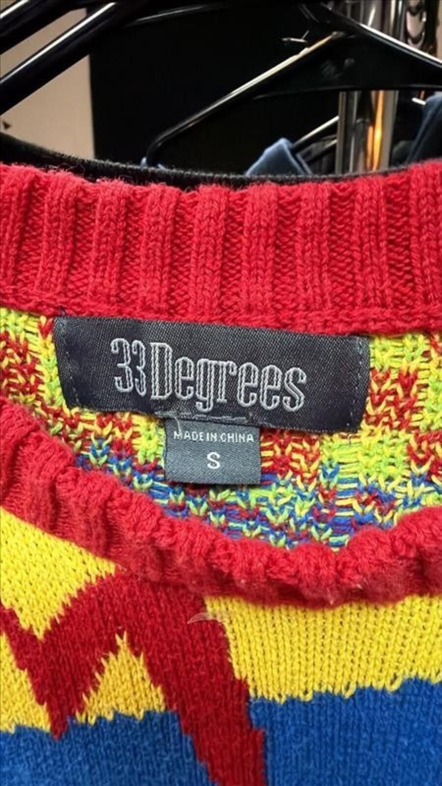 Other Retro Neon Alpaca Llama Knit Sweater Small 3 Degrees 80s 90s Size US S / EU 44-46 / 1 - 4 Thumbnail