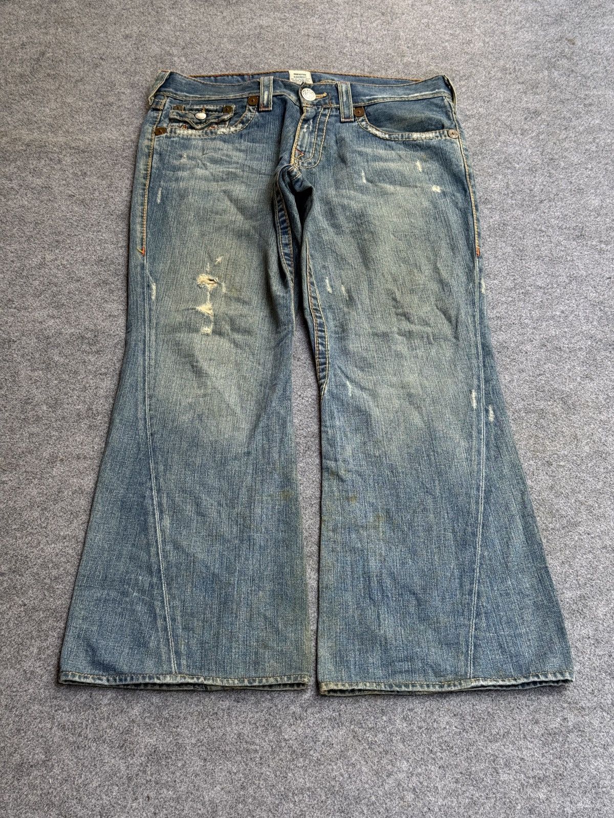 True Religion Vintage Y2k True Religion Jeans Size US 38 / EU 54 - 3 Thumbnail