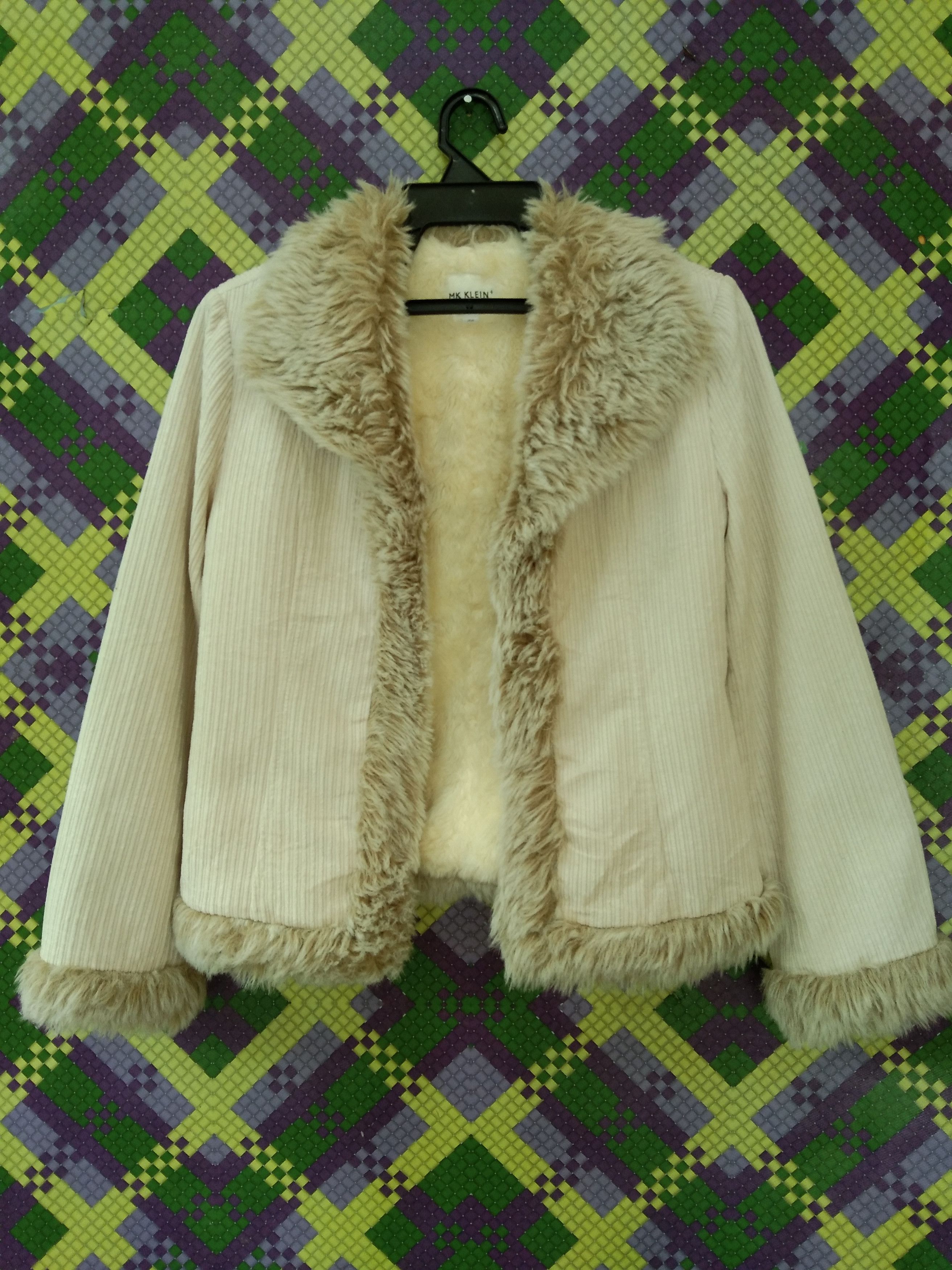 Designer × Michel Klein MK KLIEN MOHAIR BUTTON LESS JACKET Size S / US 4 / IT 40 - 1 Thumbnail