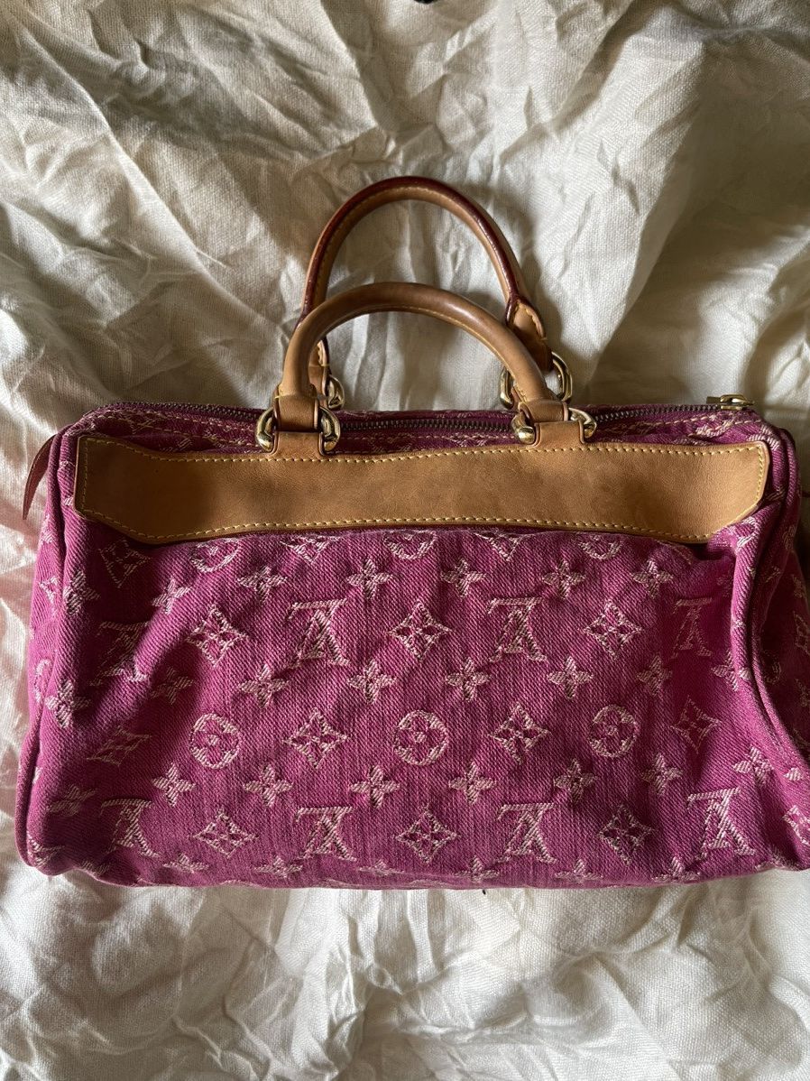Louis Vuitton × Vintage Louis Vuitton Neo Denim Speedy Size ONE SIZE - 3 Thumbnail