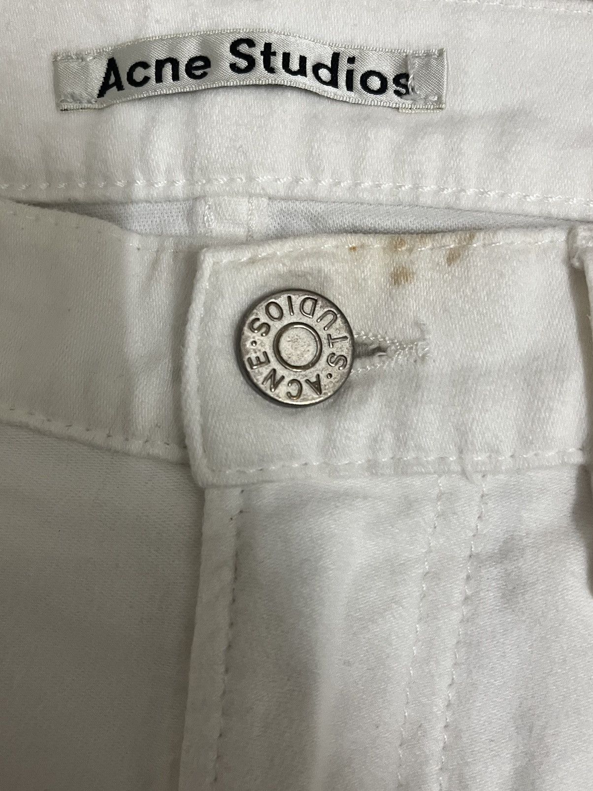 Acne Studios × Vintage Acne Studios River Moleskin Offwhite Casual Pants Size US 31 - 6 Thumbnail