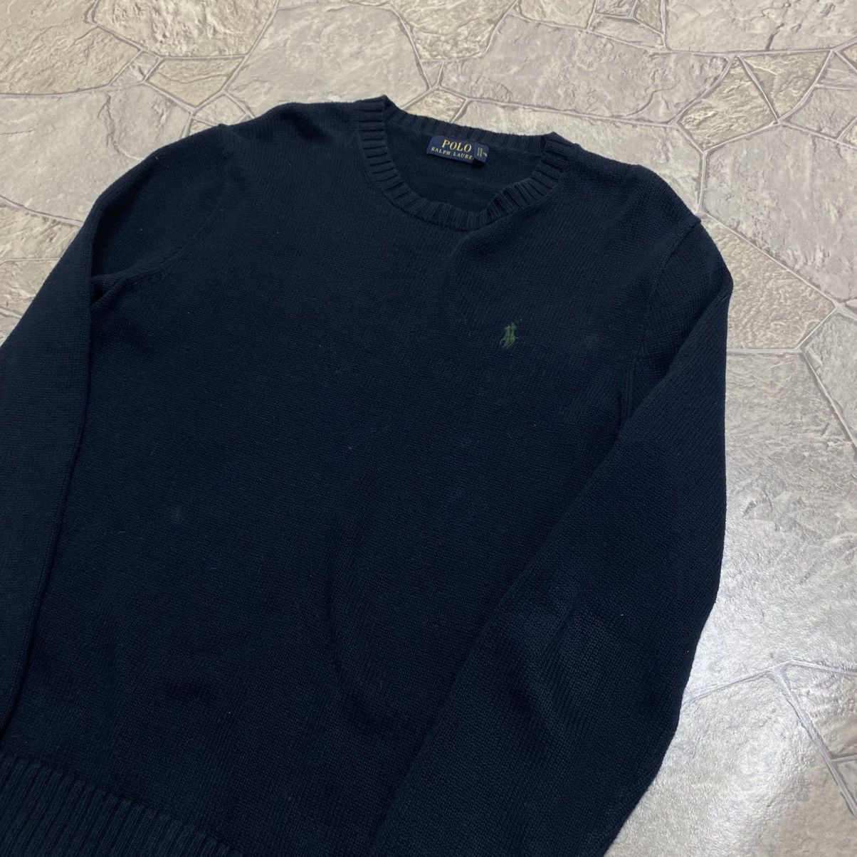 Polo Ralph Lauren Vintage Polo Ralph Lauren Sweater Knit Jumper Navy Size US S / EU 44-46 / 1 - 2 Thumbnail
